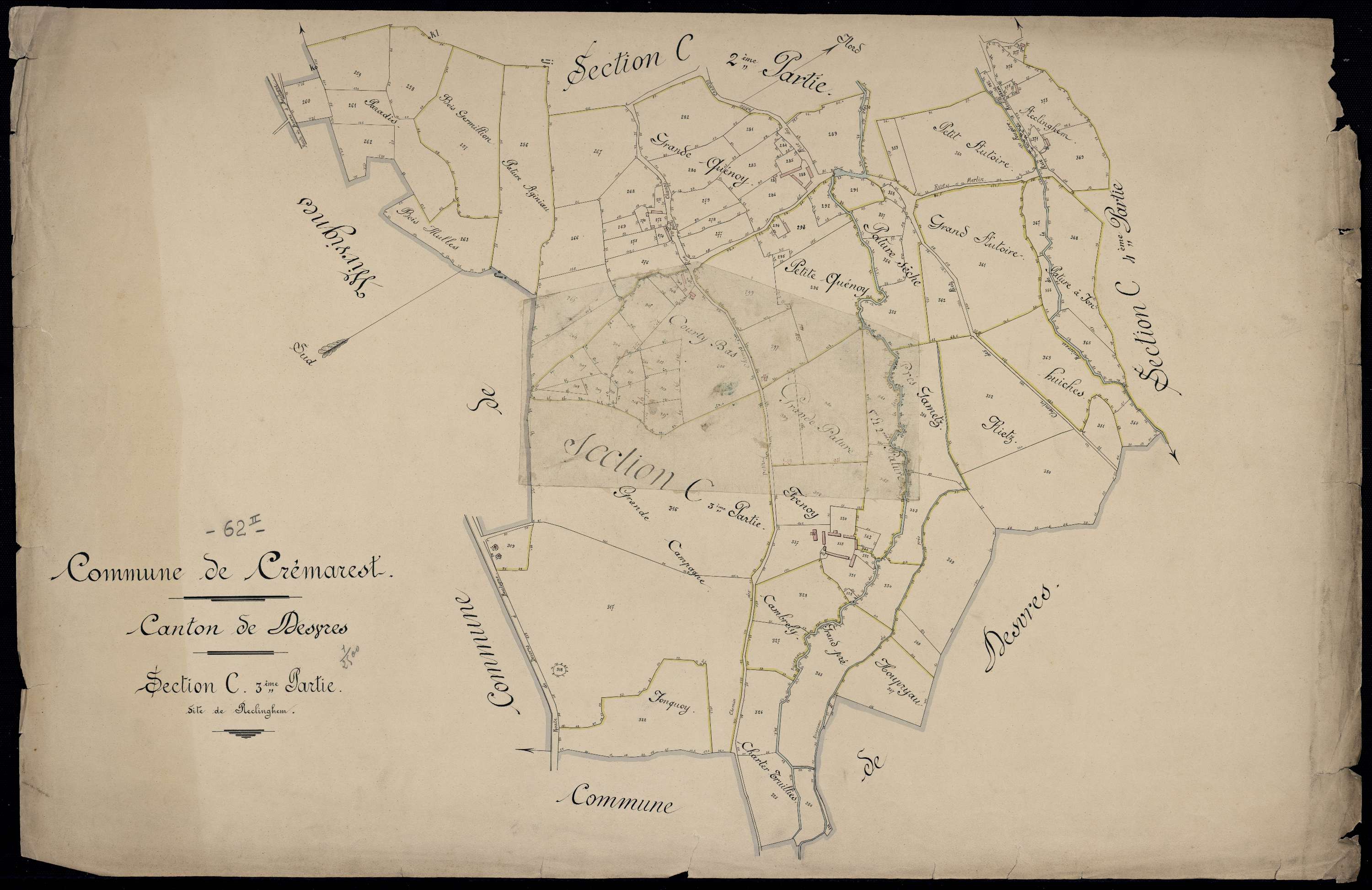 Crémarest - Section C, 3e feuille