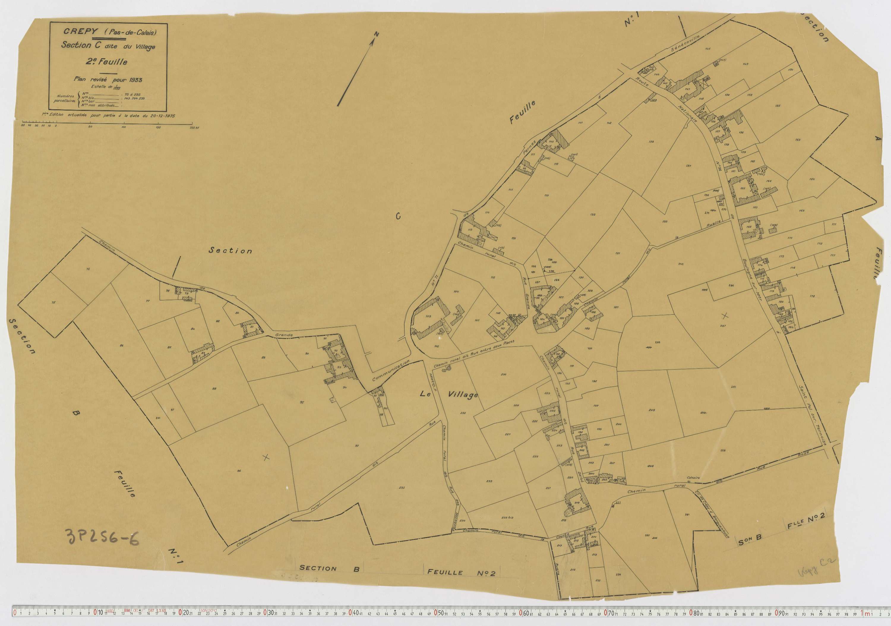 Crépy - Section C, feuille 2.