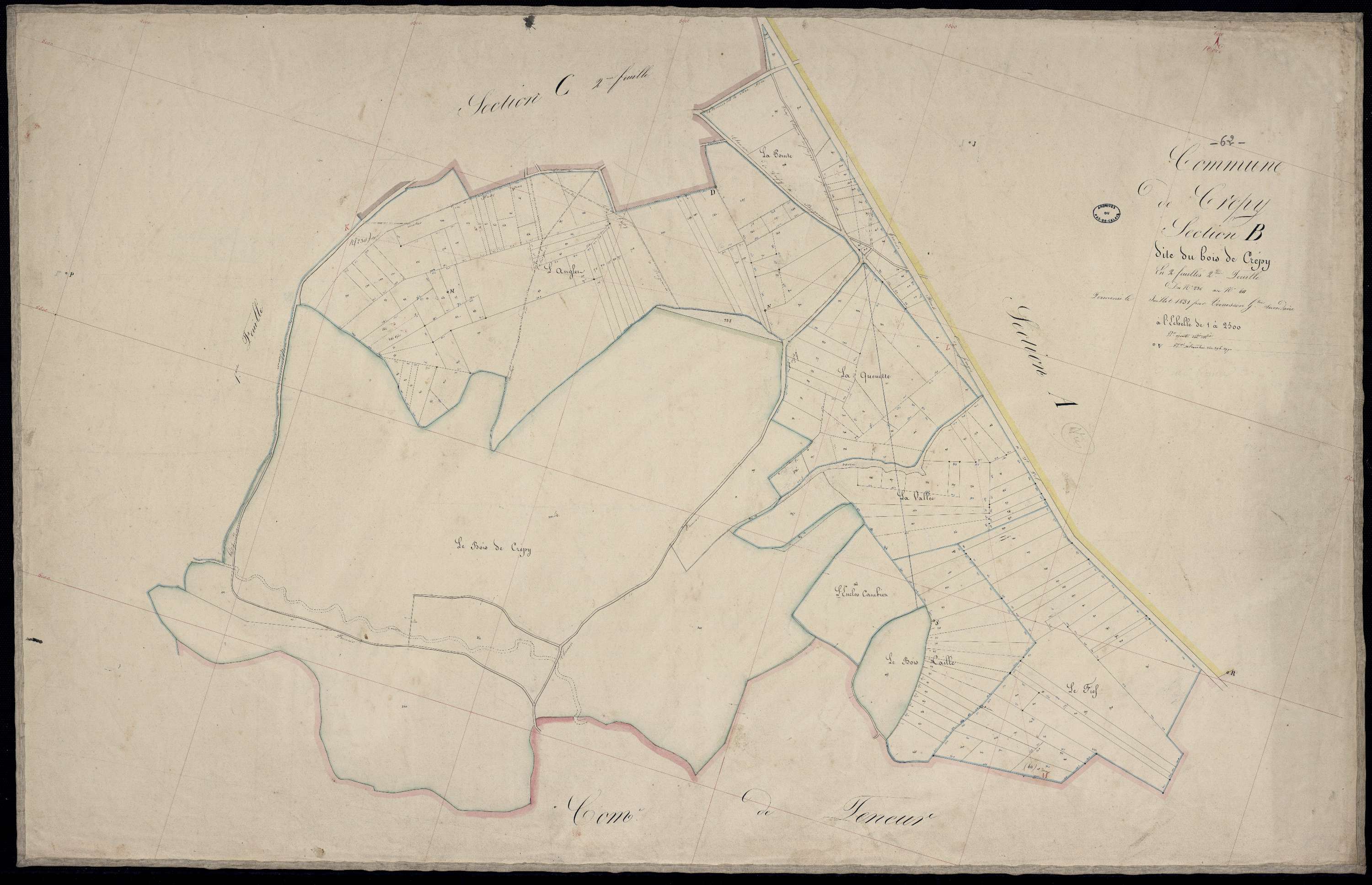 Crépy - Section B, 2e feuille