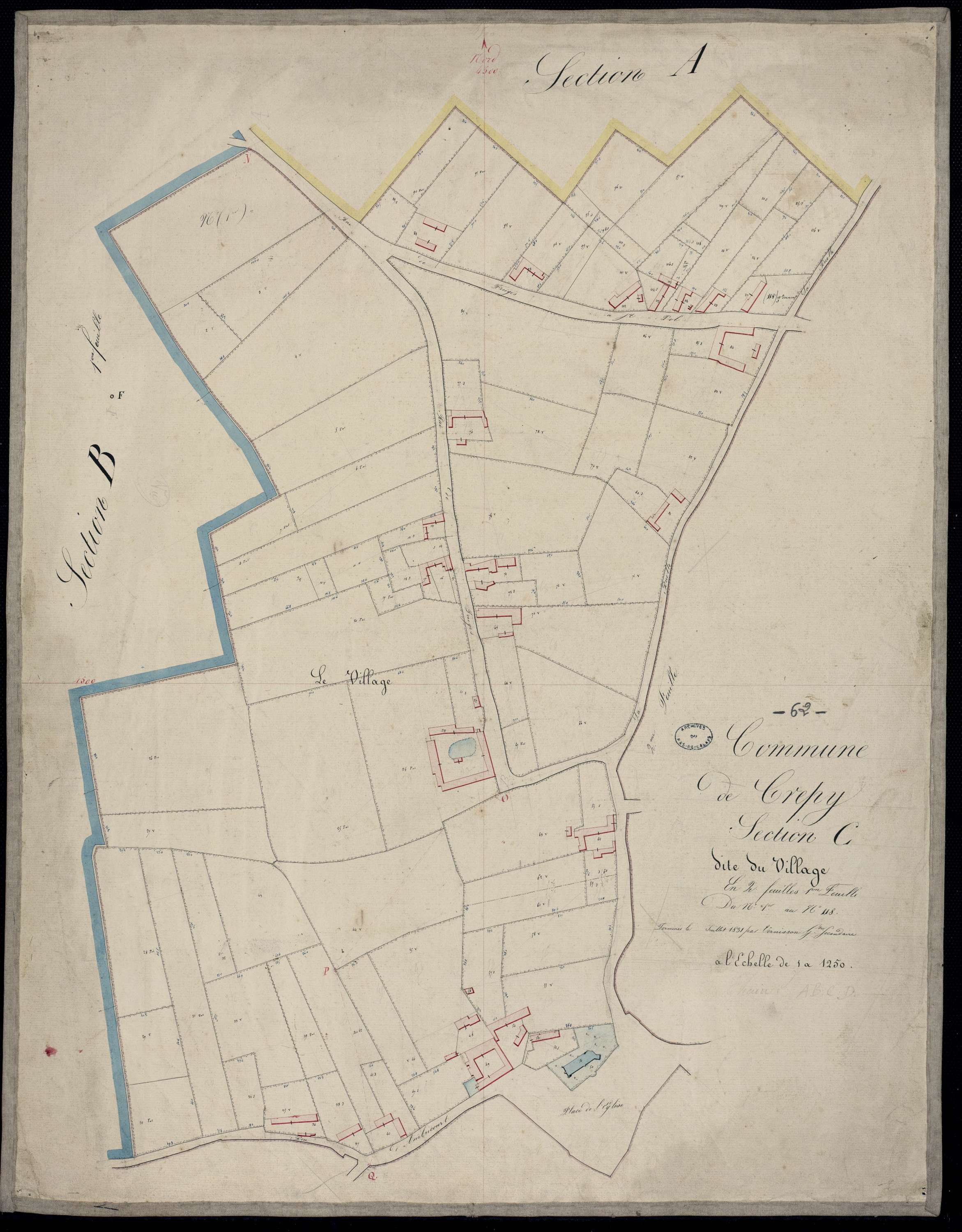 Crépy - Section C, 1re feuille