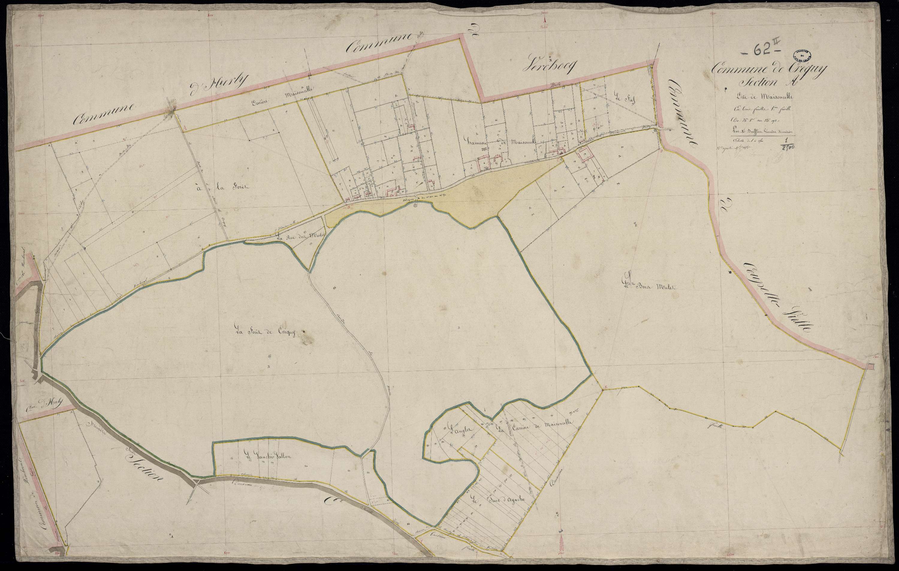Créquy - Section A, 1re feuille