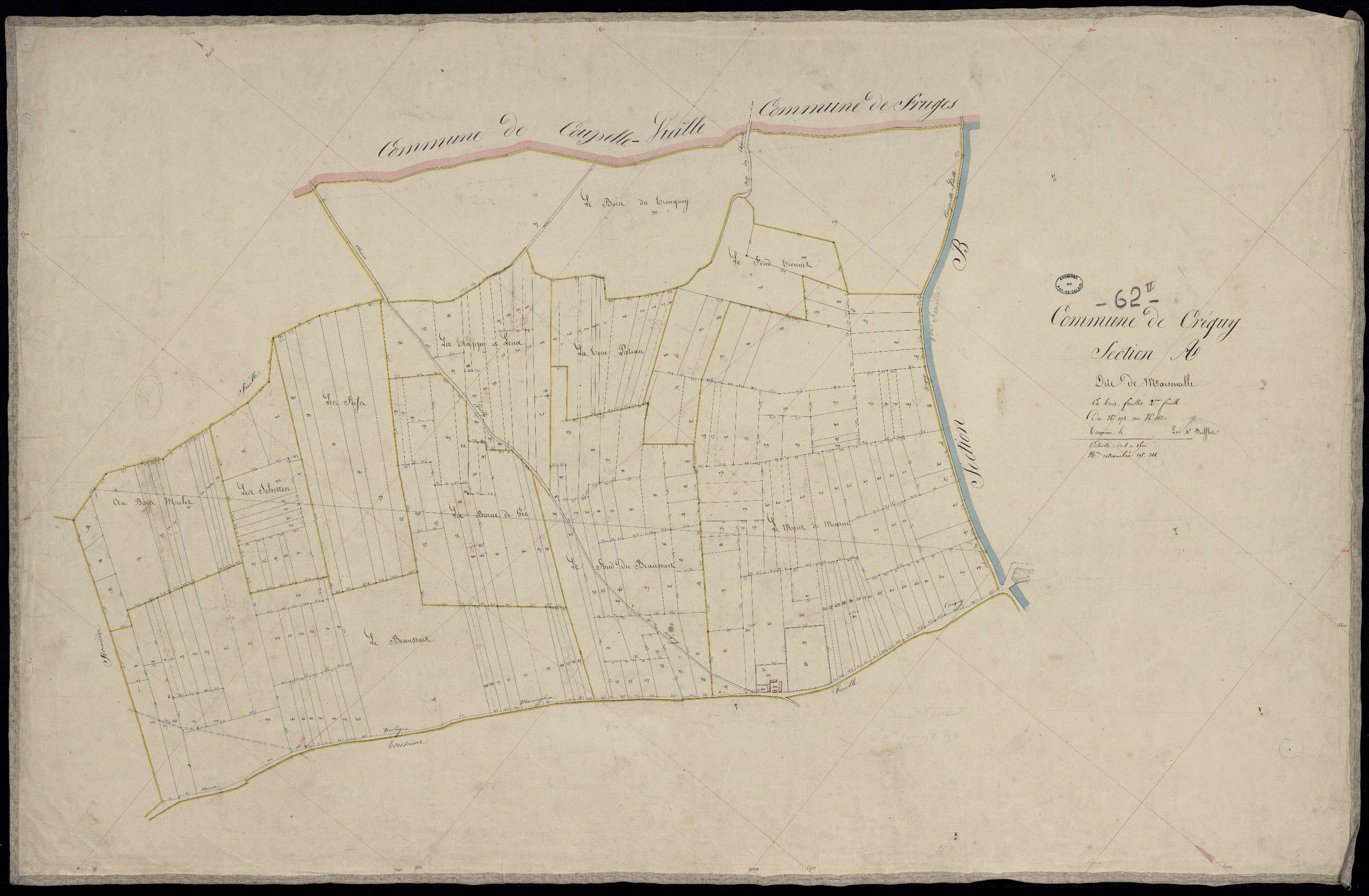 Créquy - Section A, 2e feuille