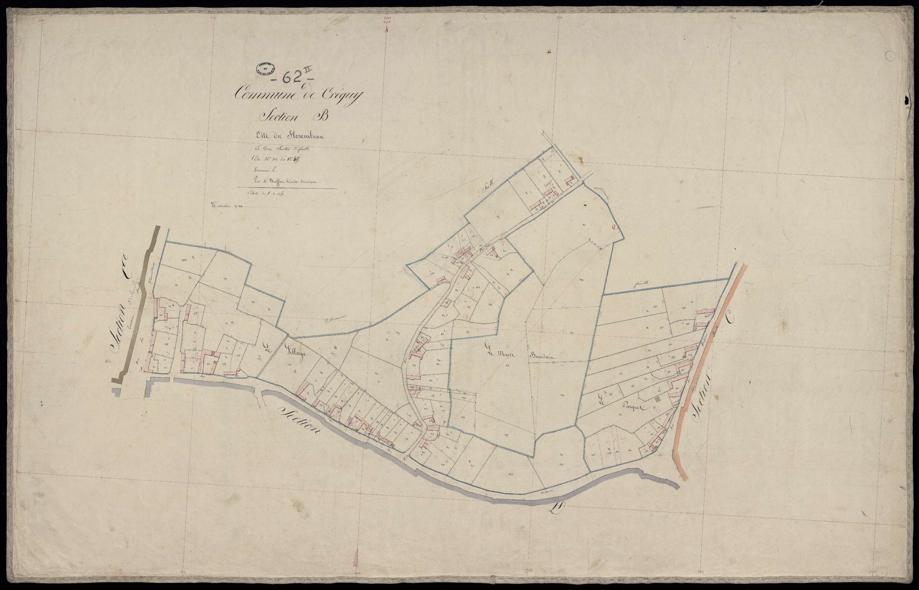 Créquy - Section B, 2e feuille