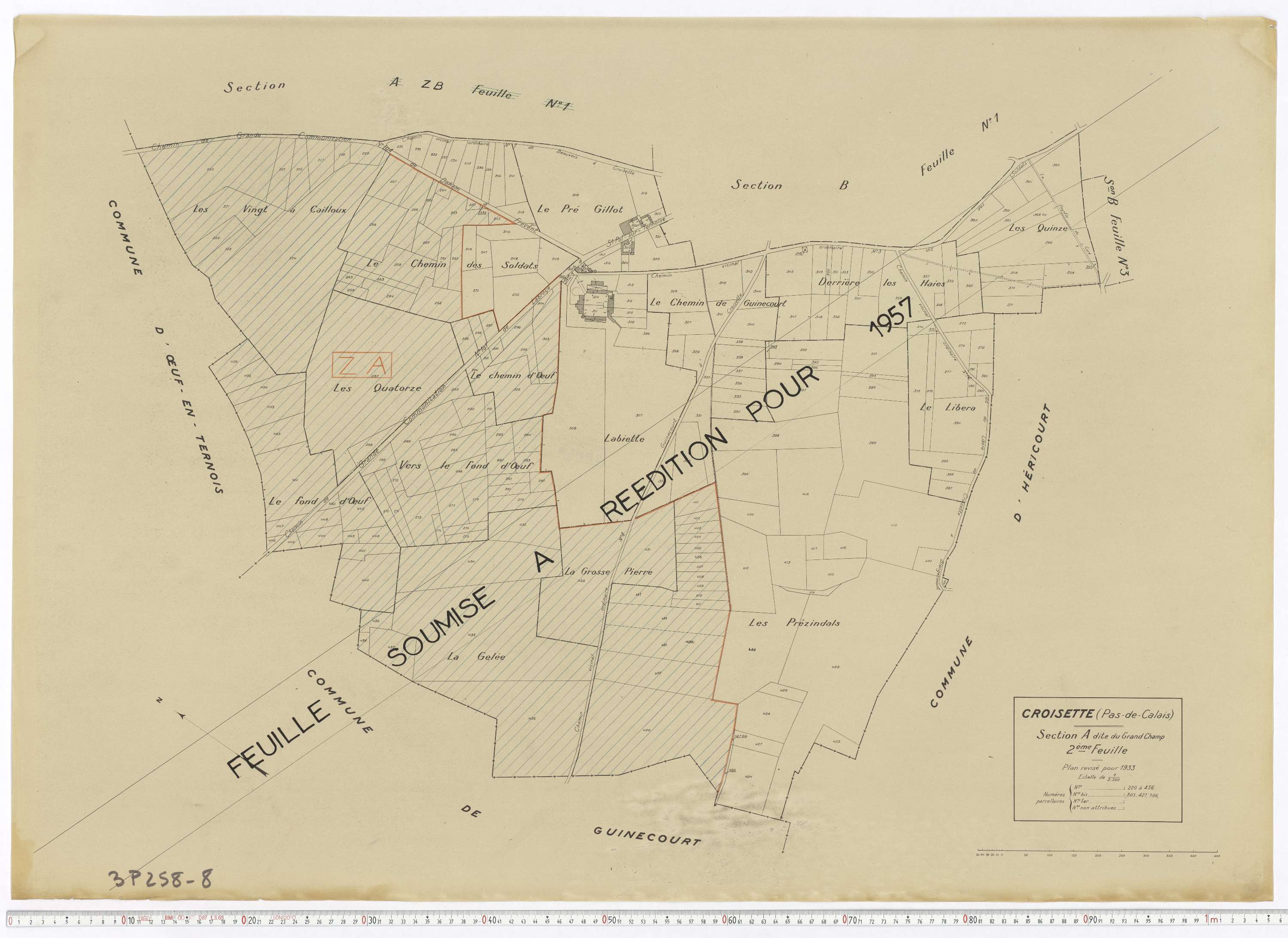 Croisette - Section A, feuille 2.