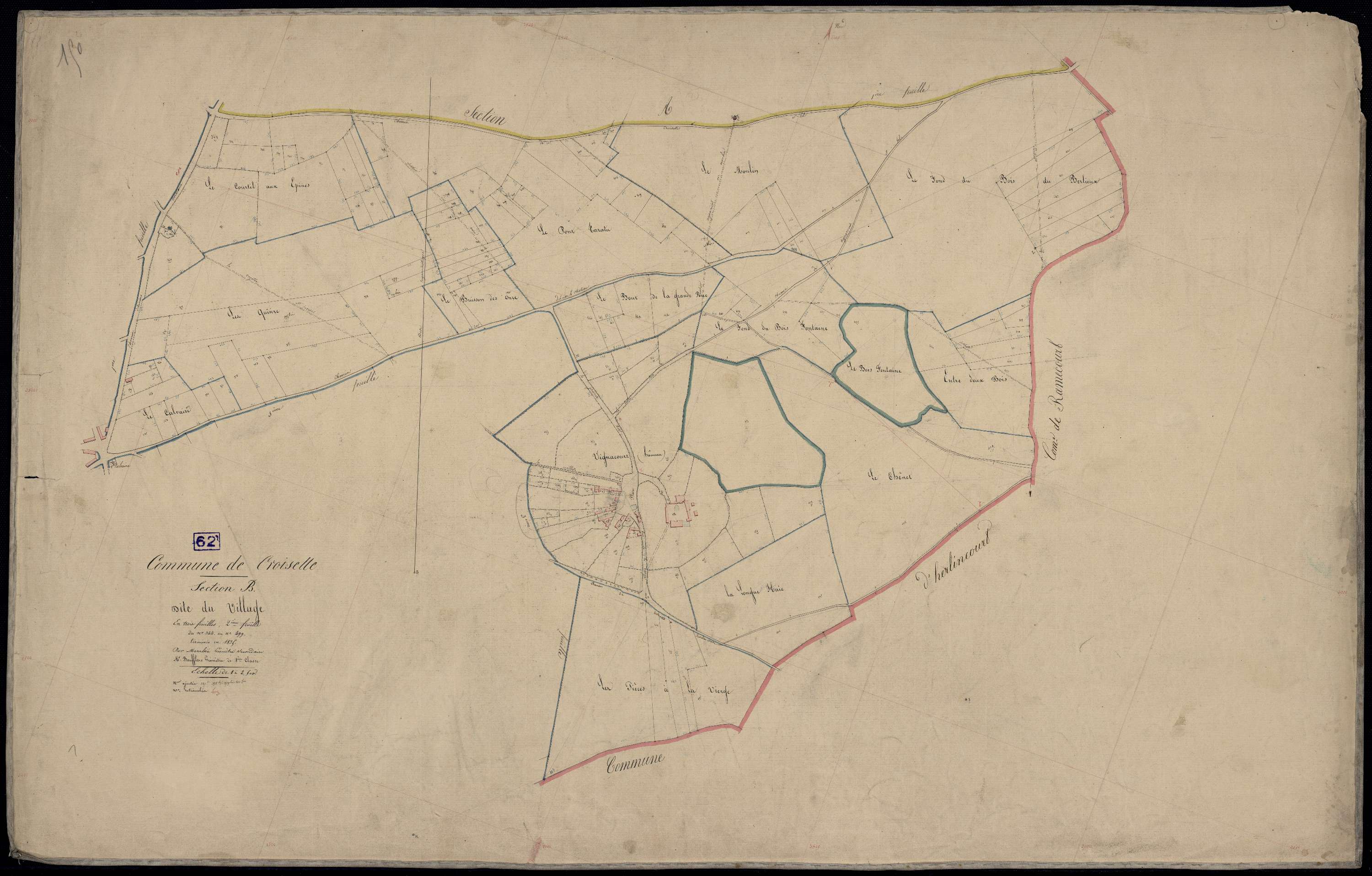 Croisette - Section B, 2e feuille