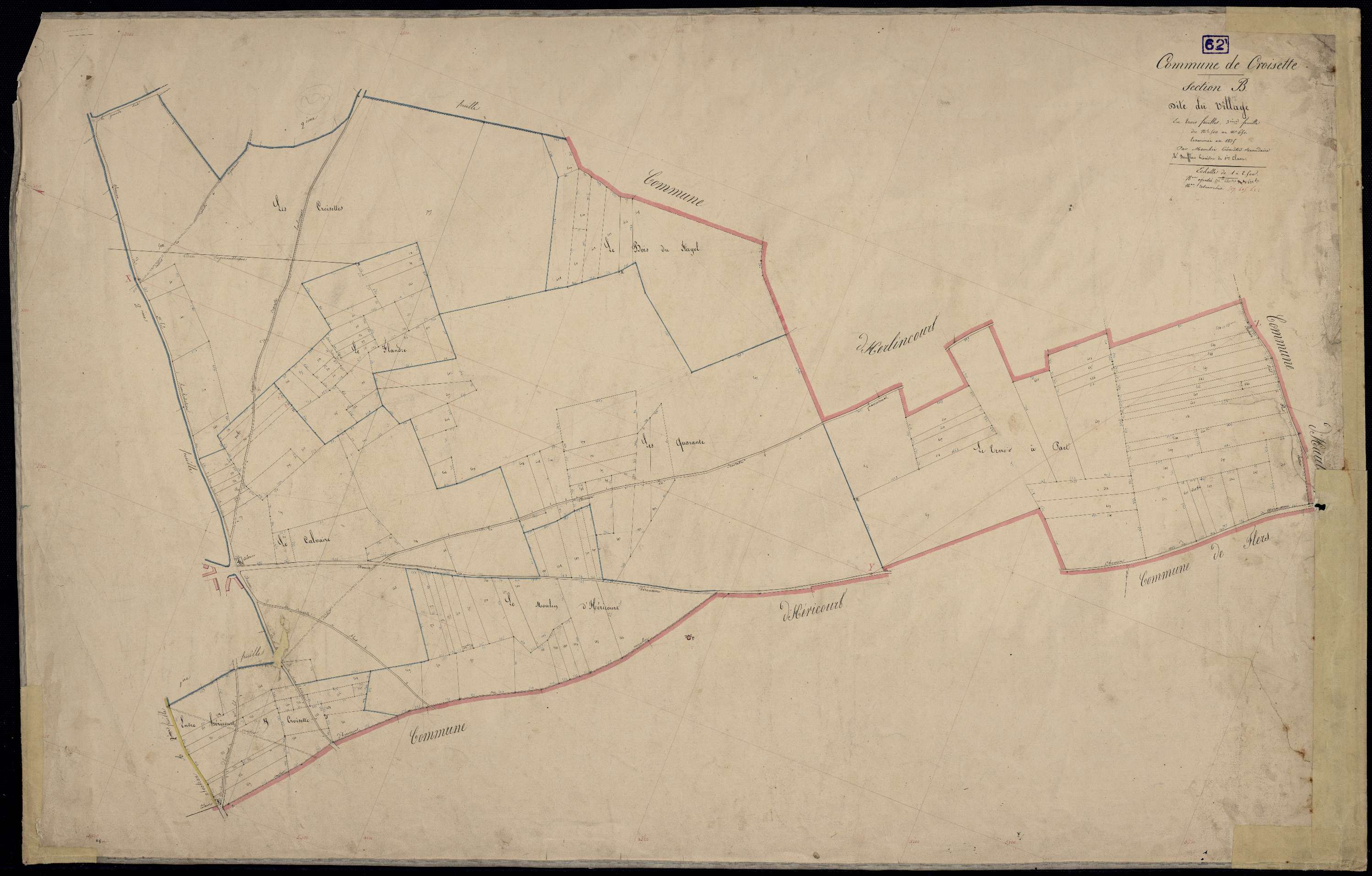 Croisette - Section B, 3e feuille