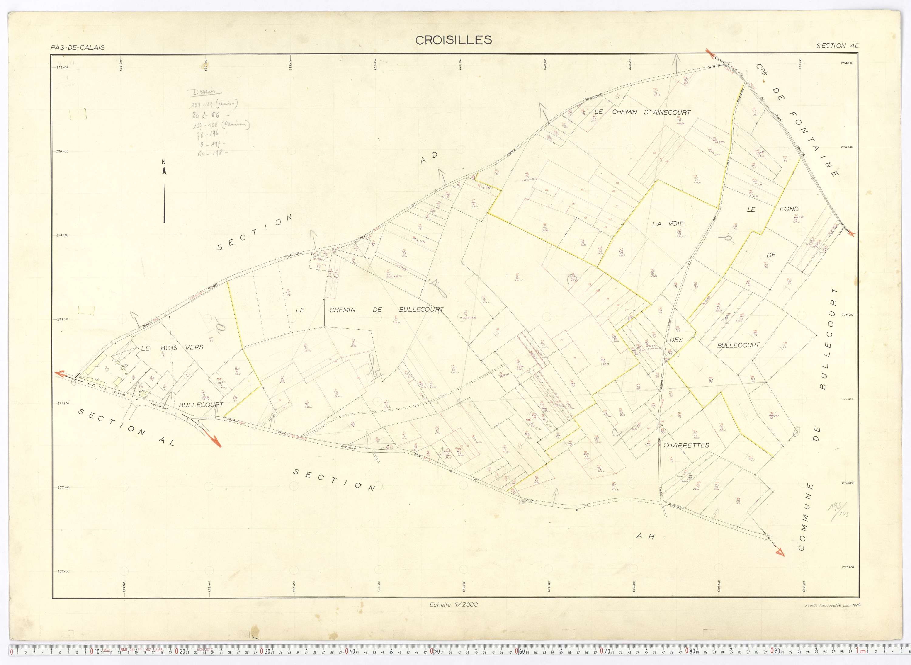 Croisilles - Section AE.