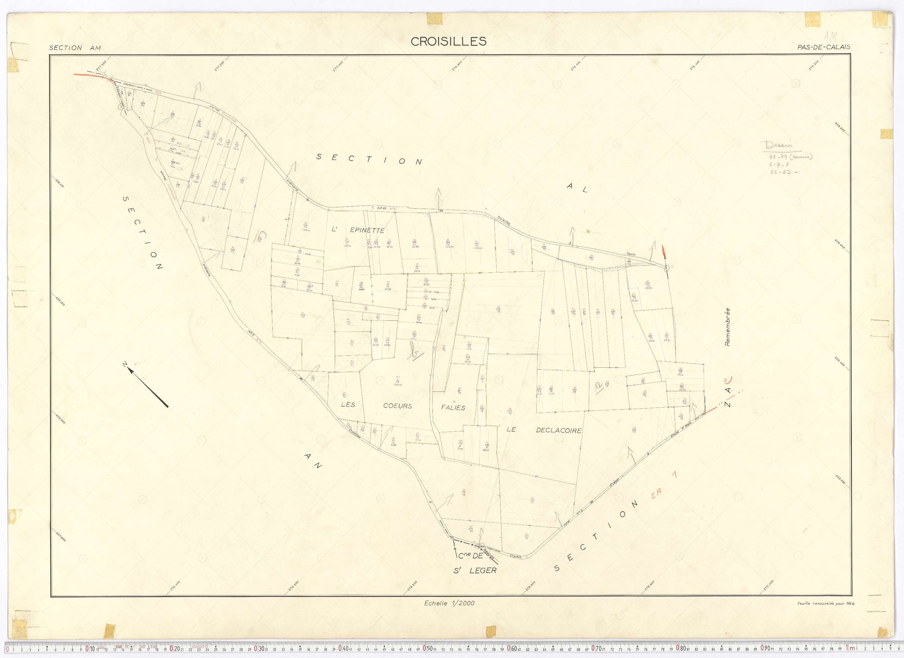 Croisilles - Section AM.