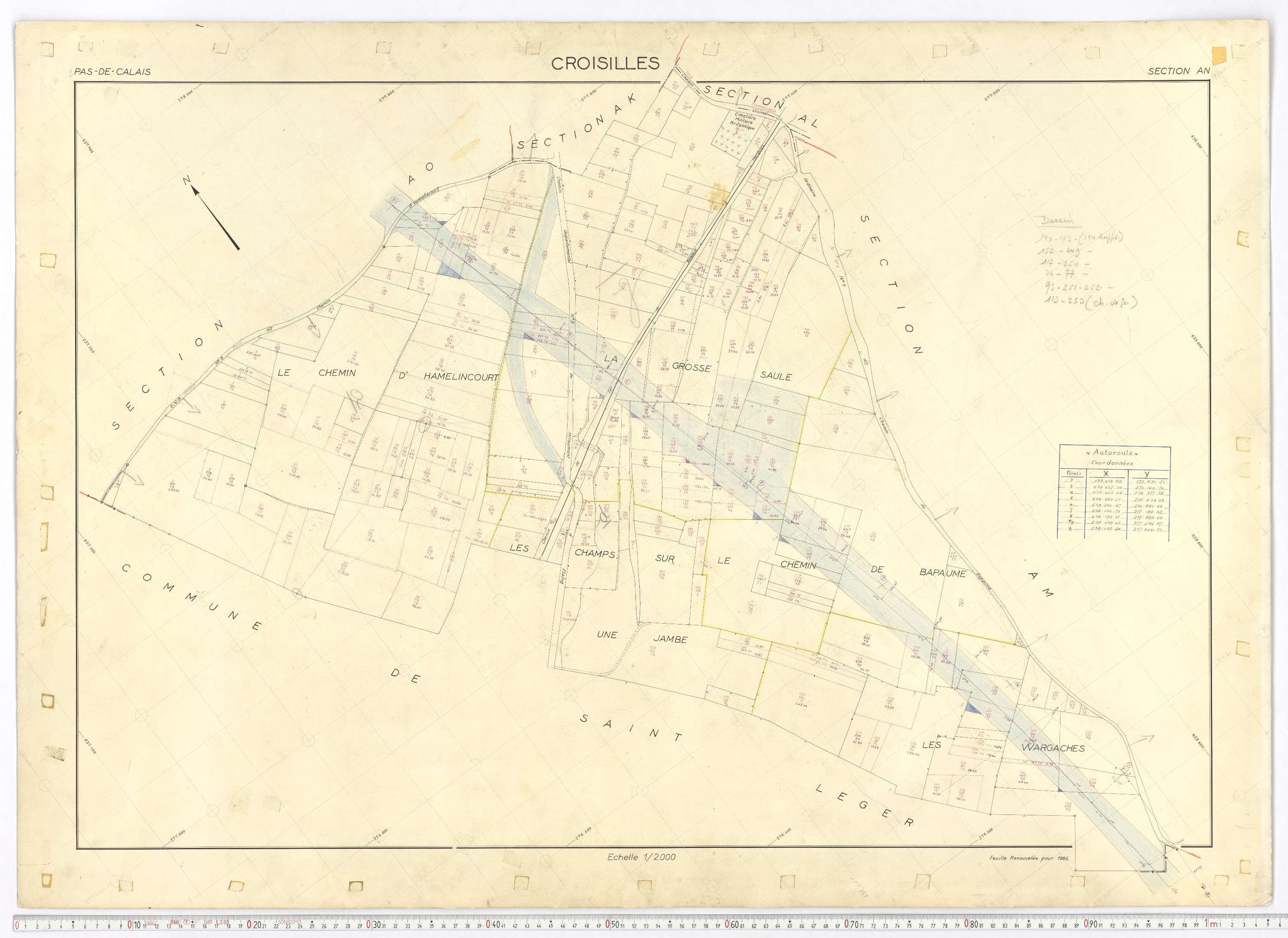 Croisilles - Section AN.