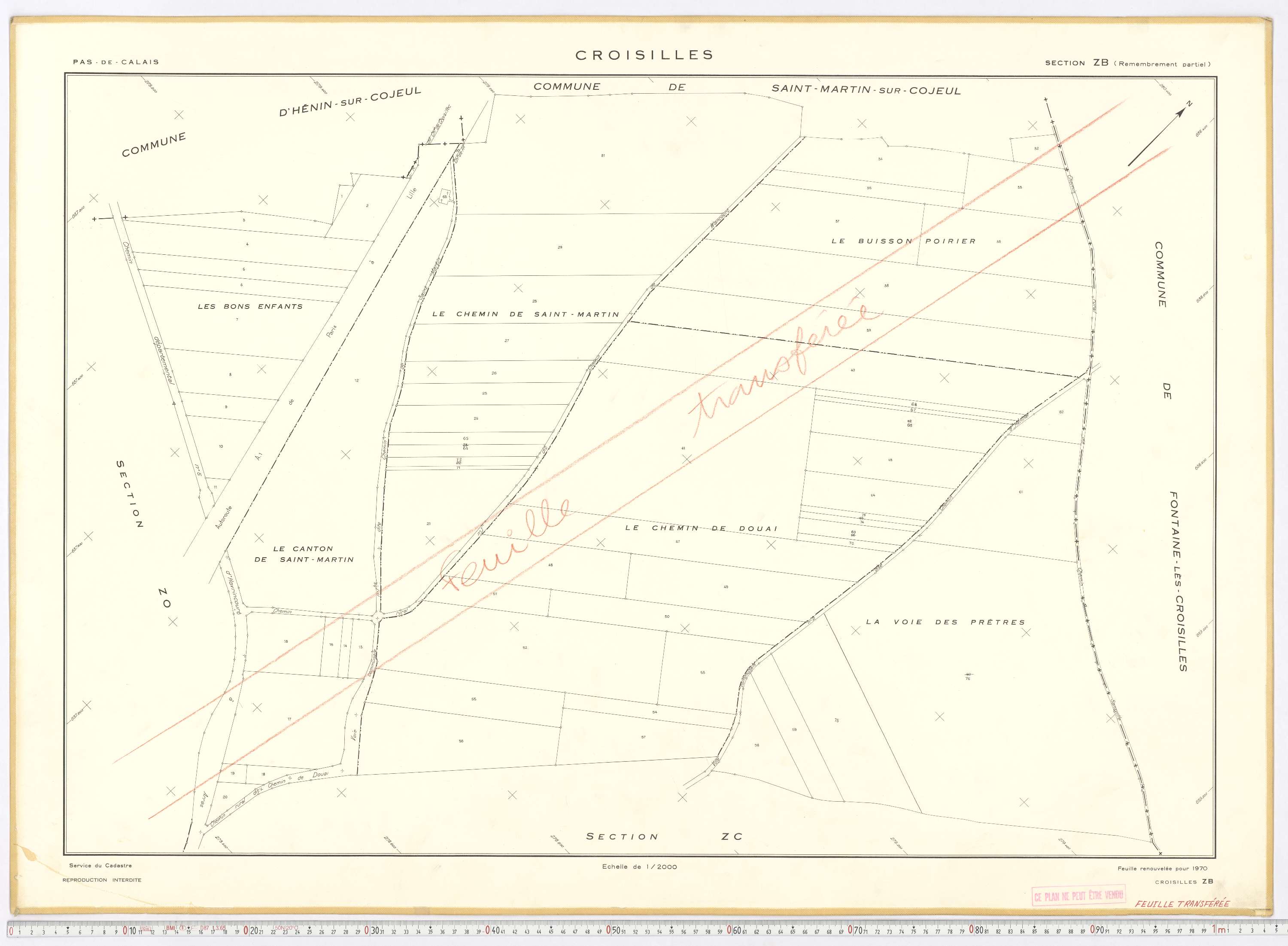 Croisilles - Section ZB.