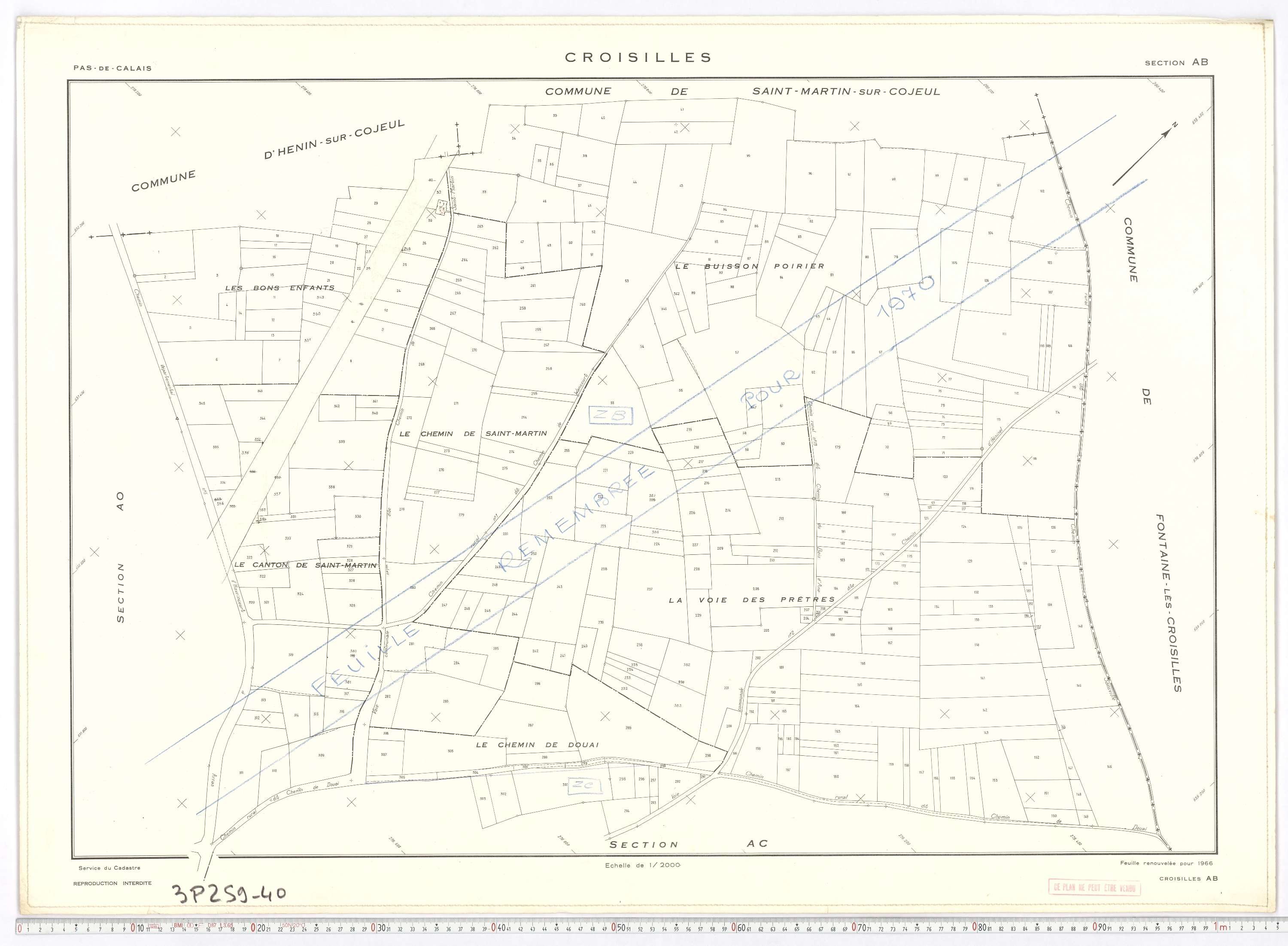 Croisilles - Section AB.