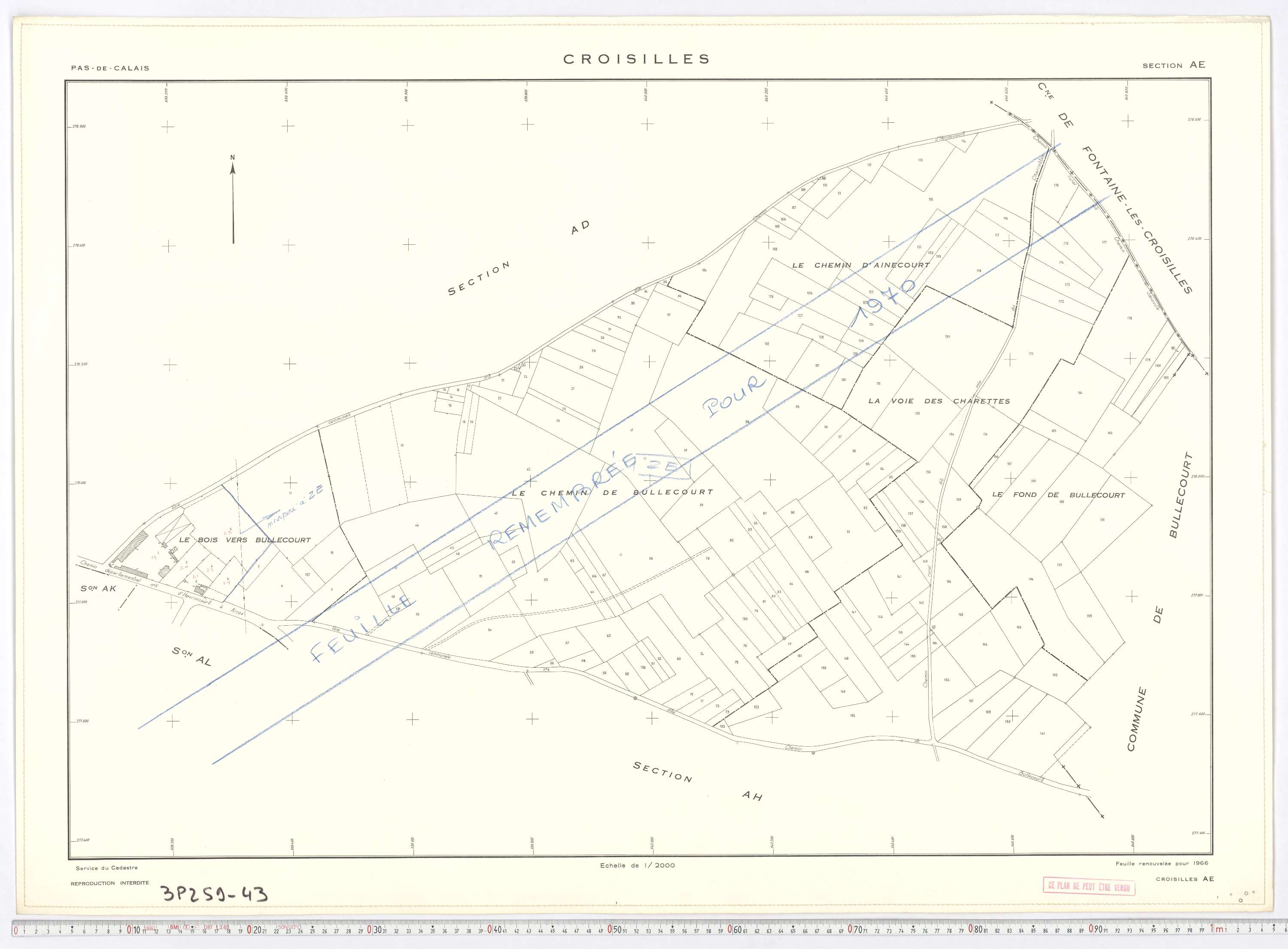 Croisilles - Section AE.