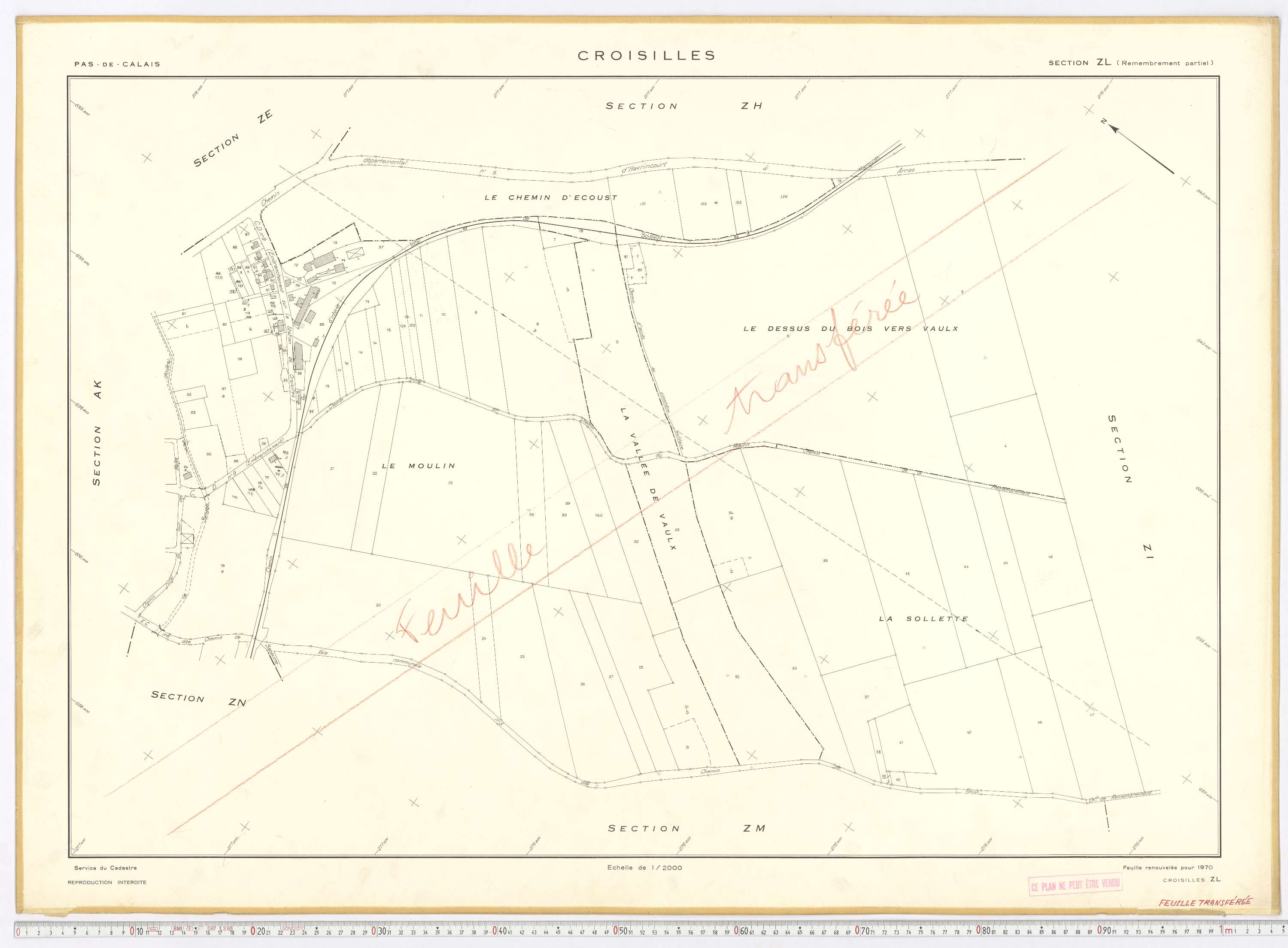 Croisilles - Section ZL.