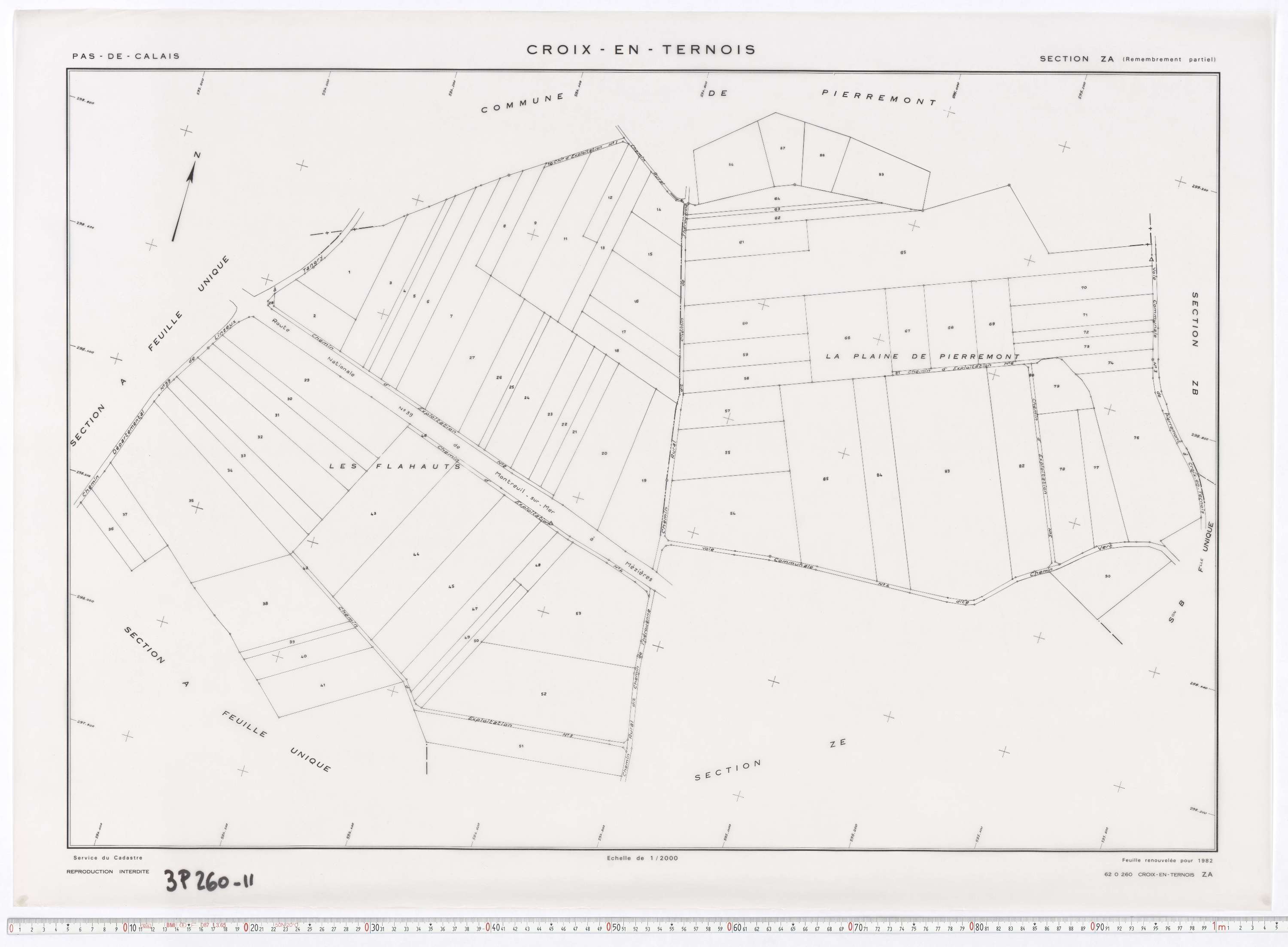 Croix-en-Ternois - Section ZA.