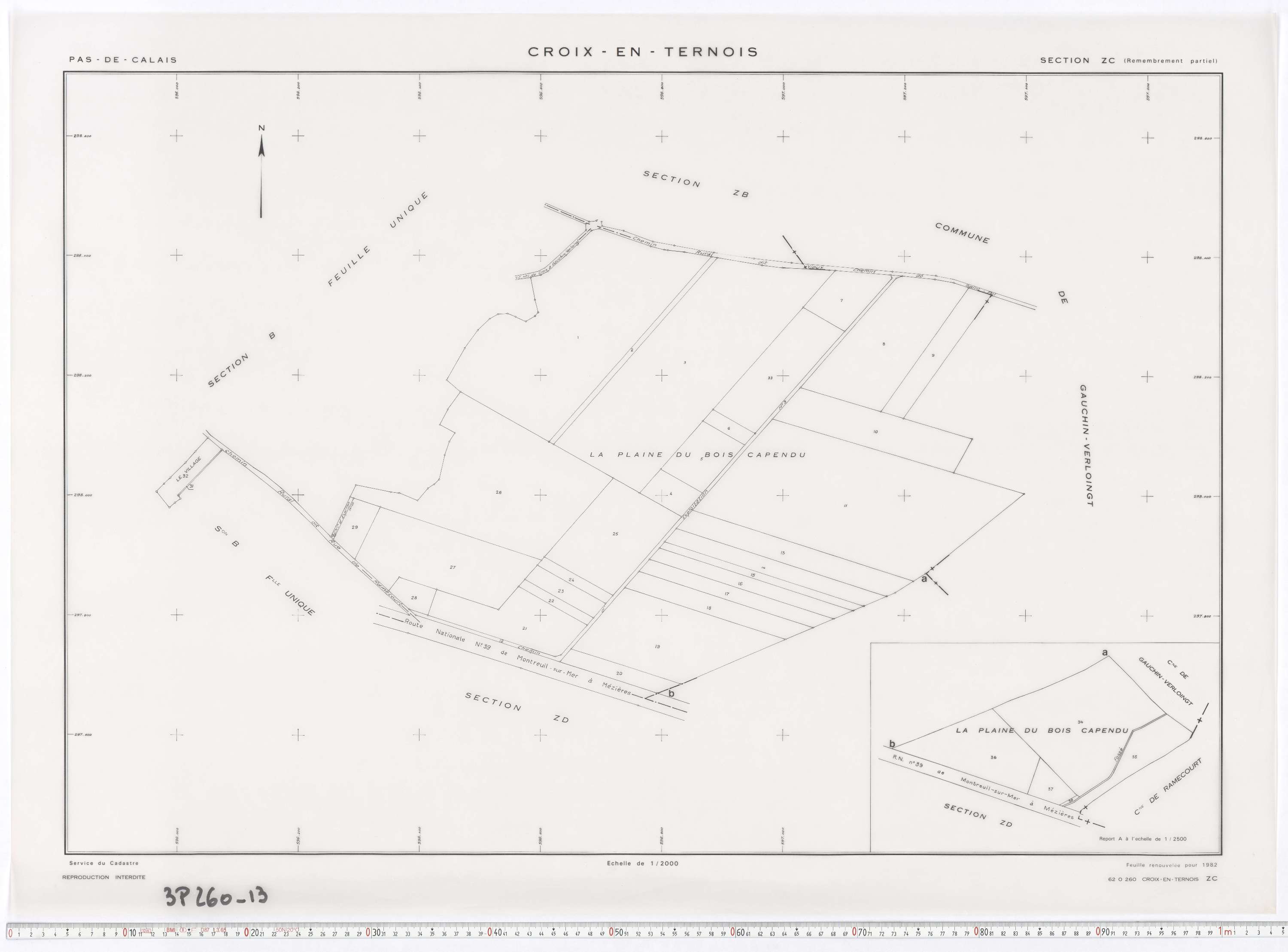Croix-en-Ternois - Section ZC.