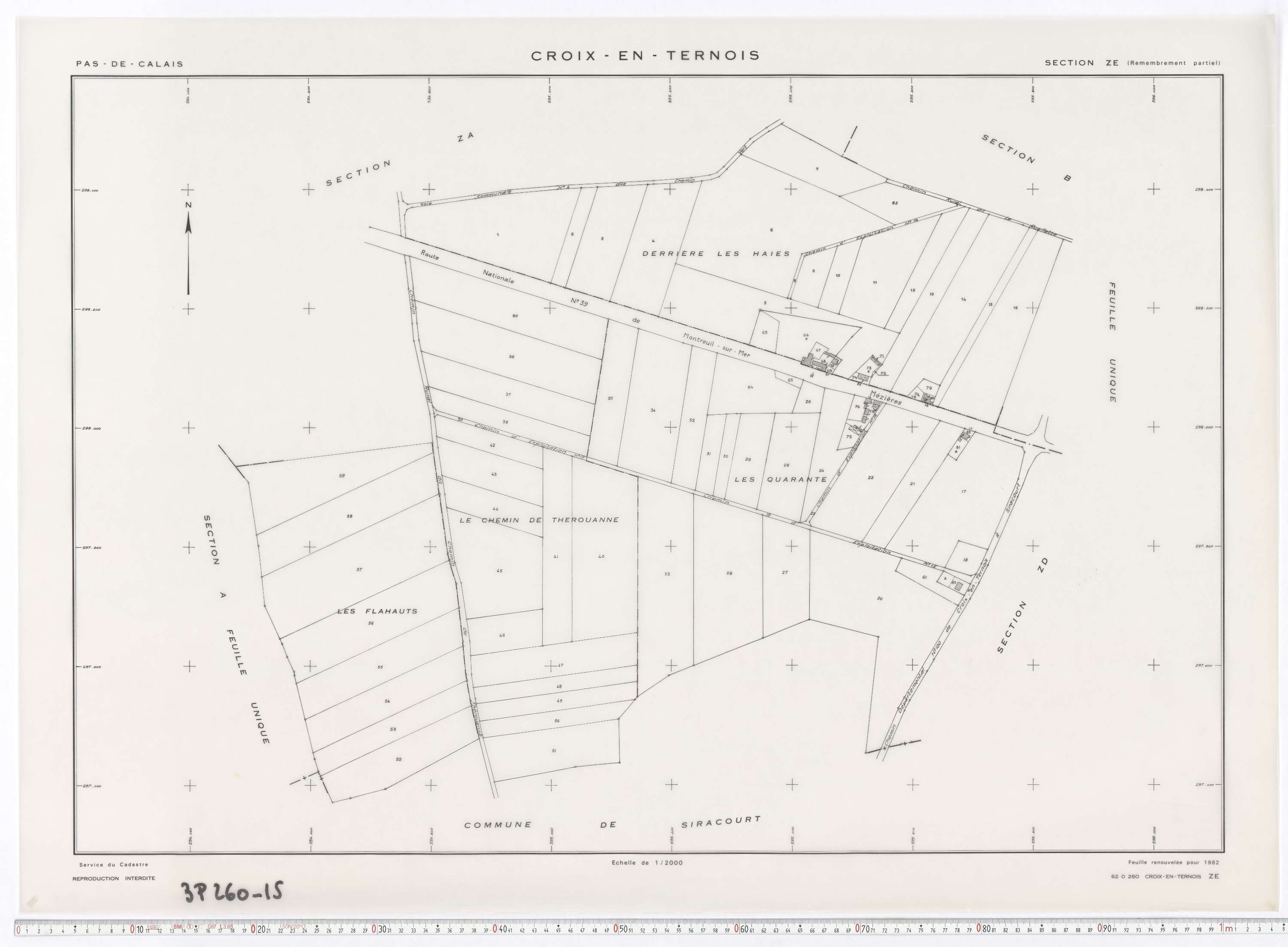 Croix-en-Ternois - Section ZE.