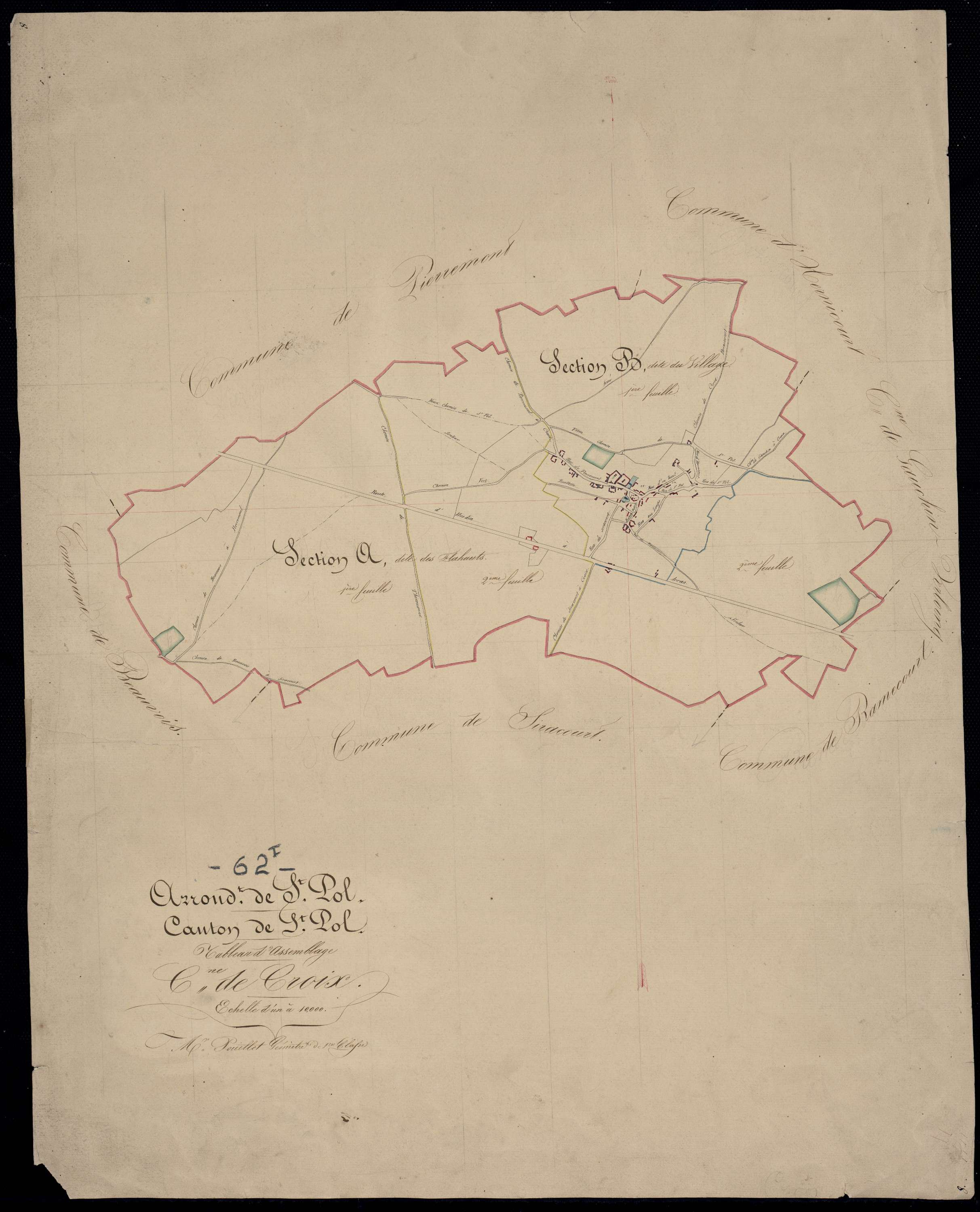 Croix-en-Ternois - Tableau d'assemblage