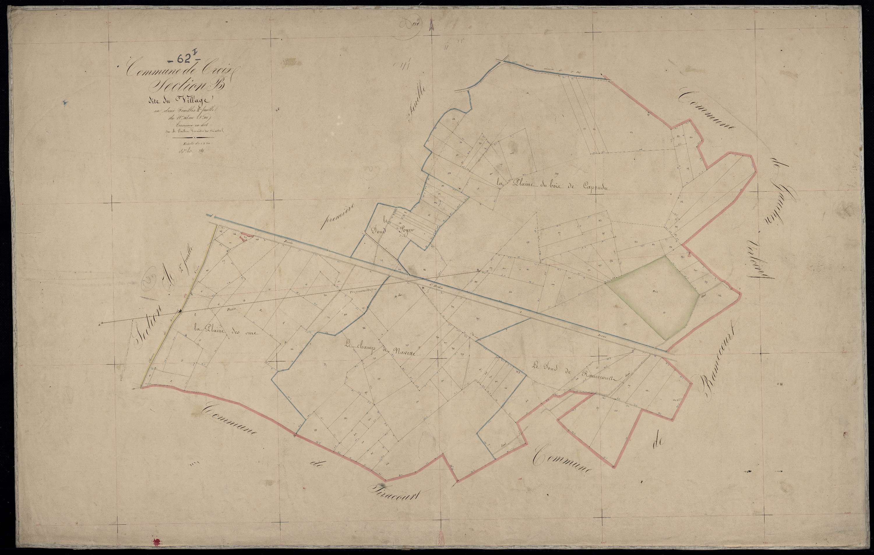 Croix-en-Ternois - Section B, 2e feuille