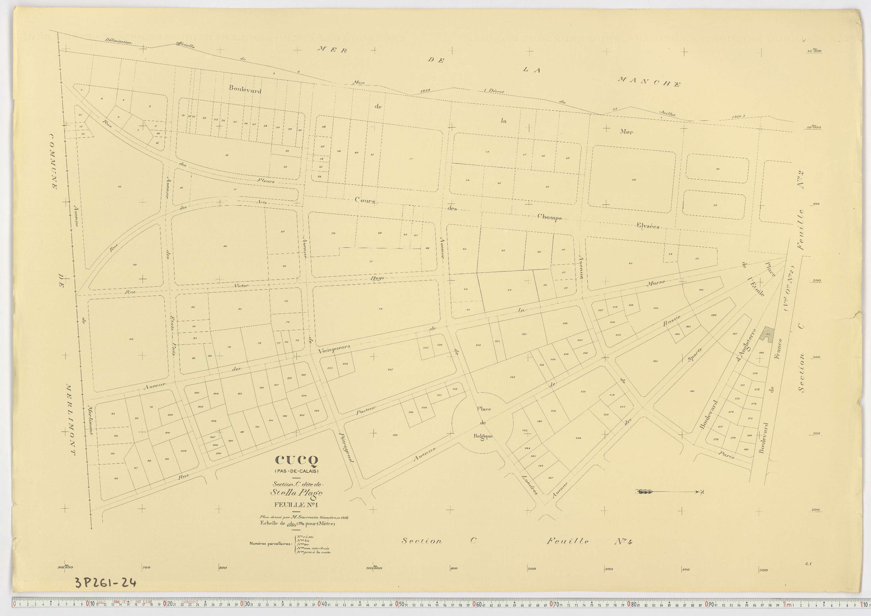 Cucq - Section C, feuille 1.