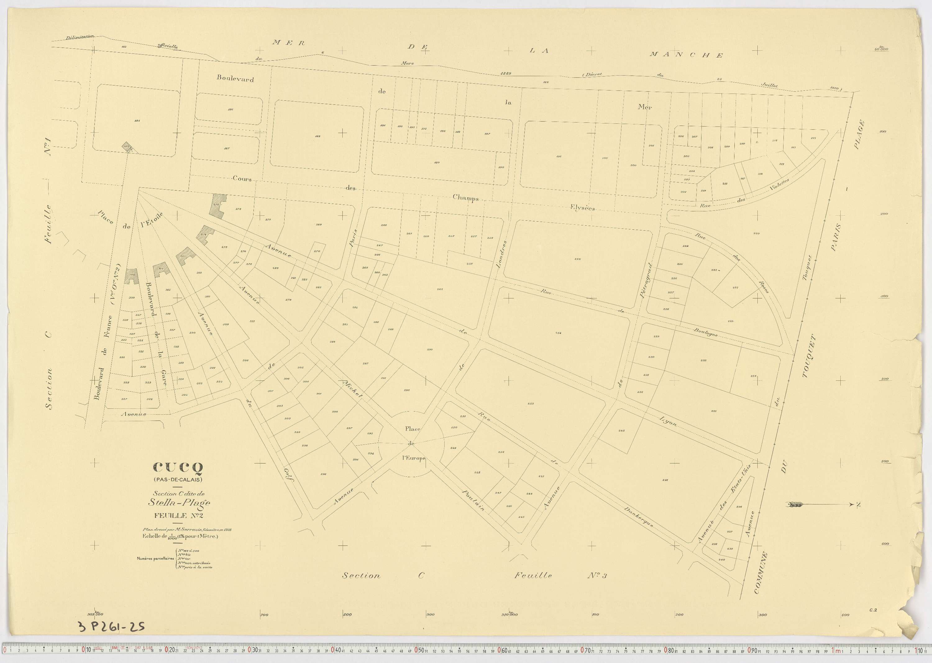 Cucq - Section C, feuille 2.