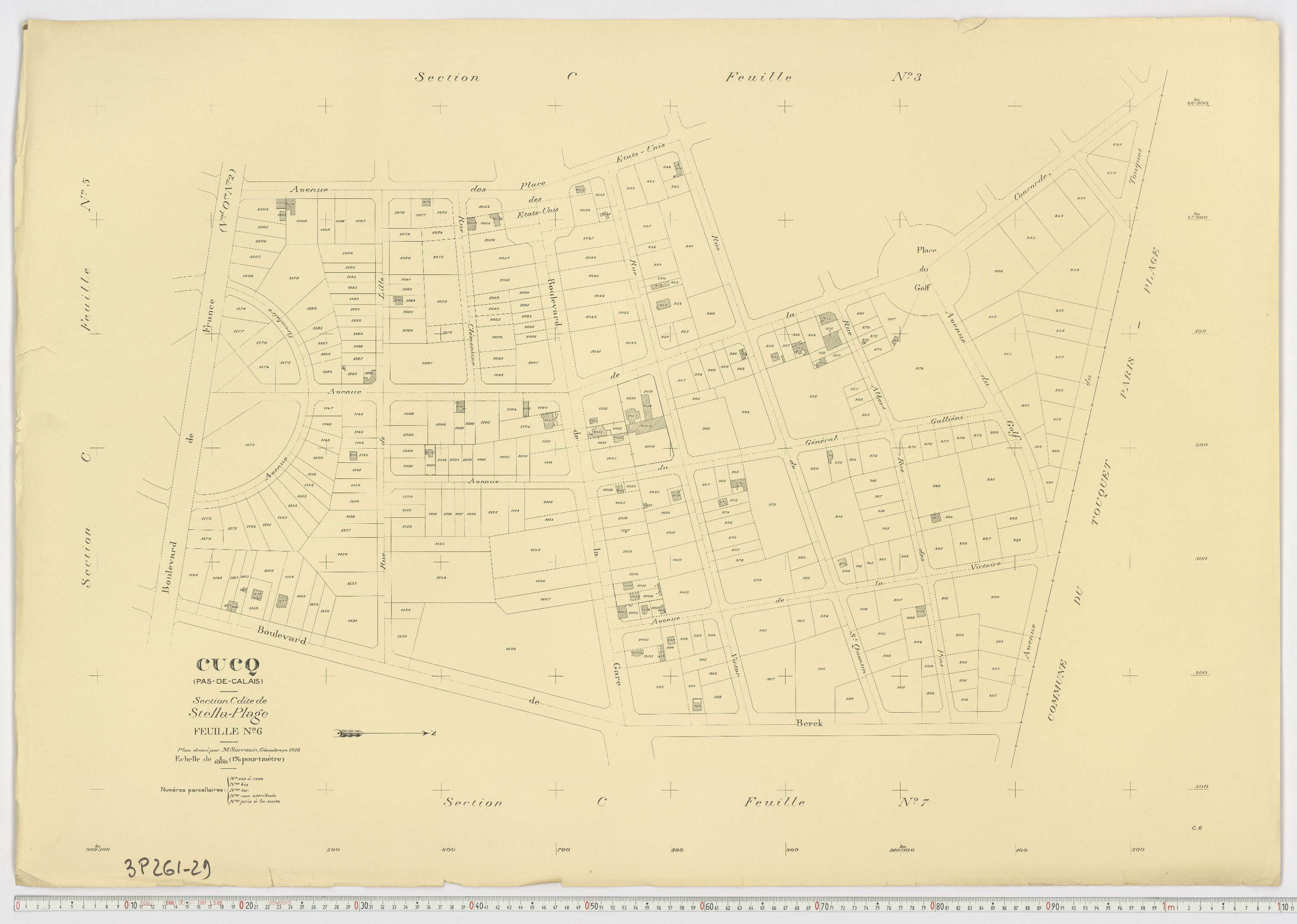 Cucq - Section C, feuille 6.