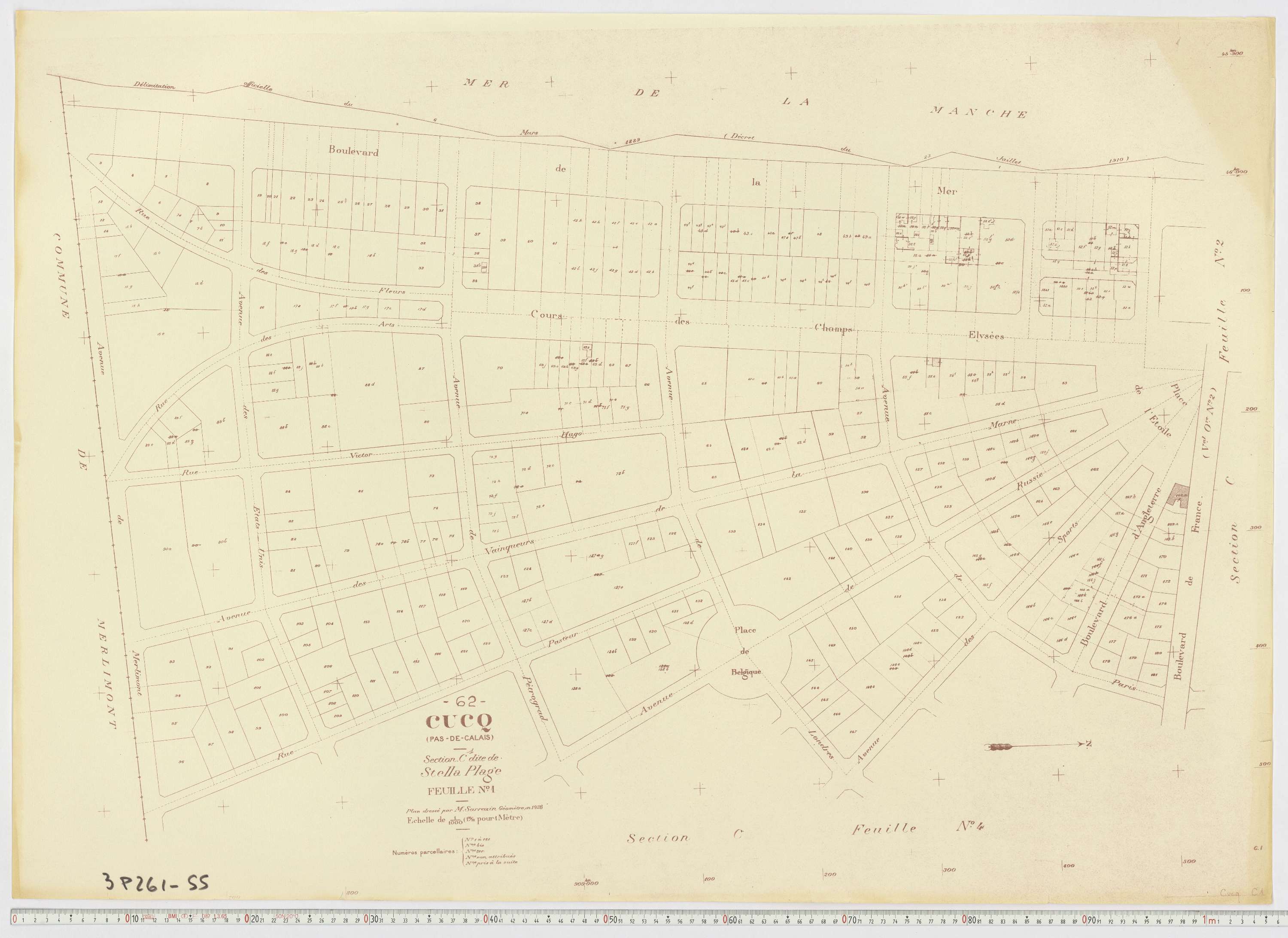 Cucq - Section C, feuille 1.