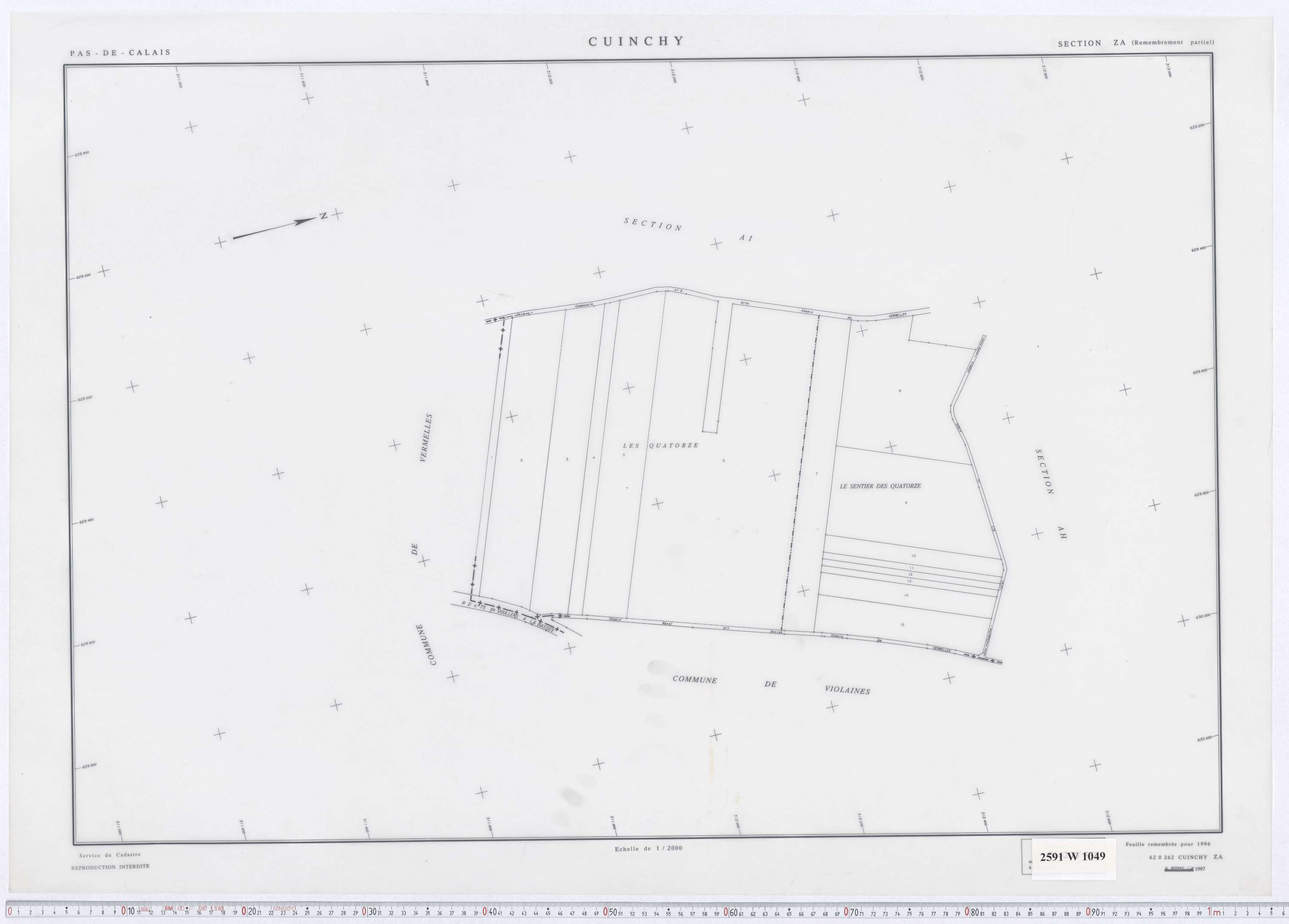 Cuinchy - Section ZA.