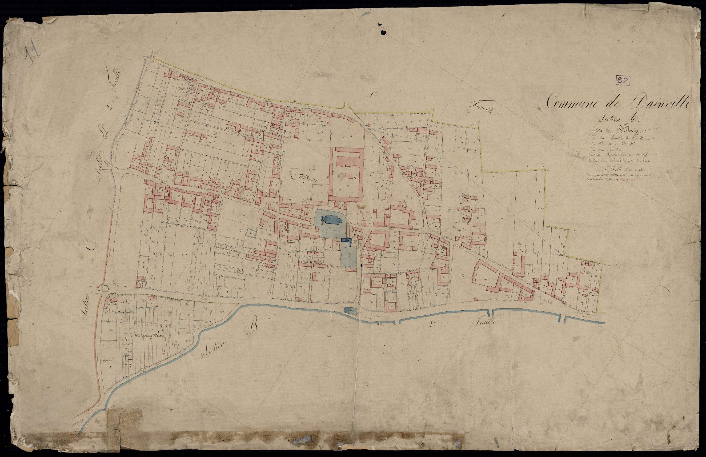 Dainville - Section A, 2e feuille
