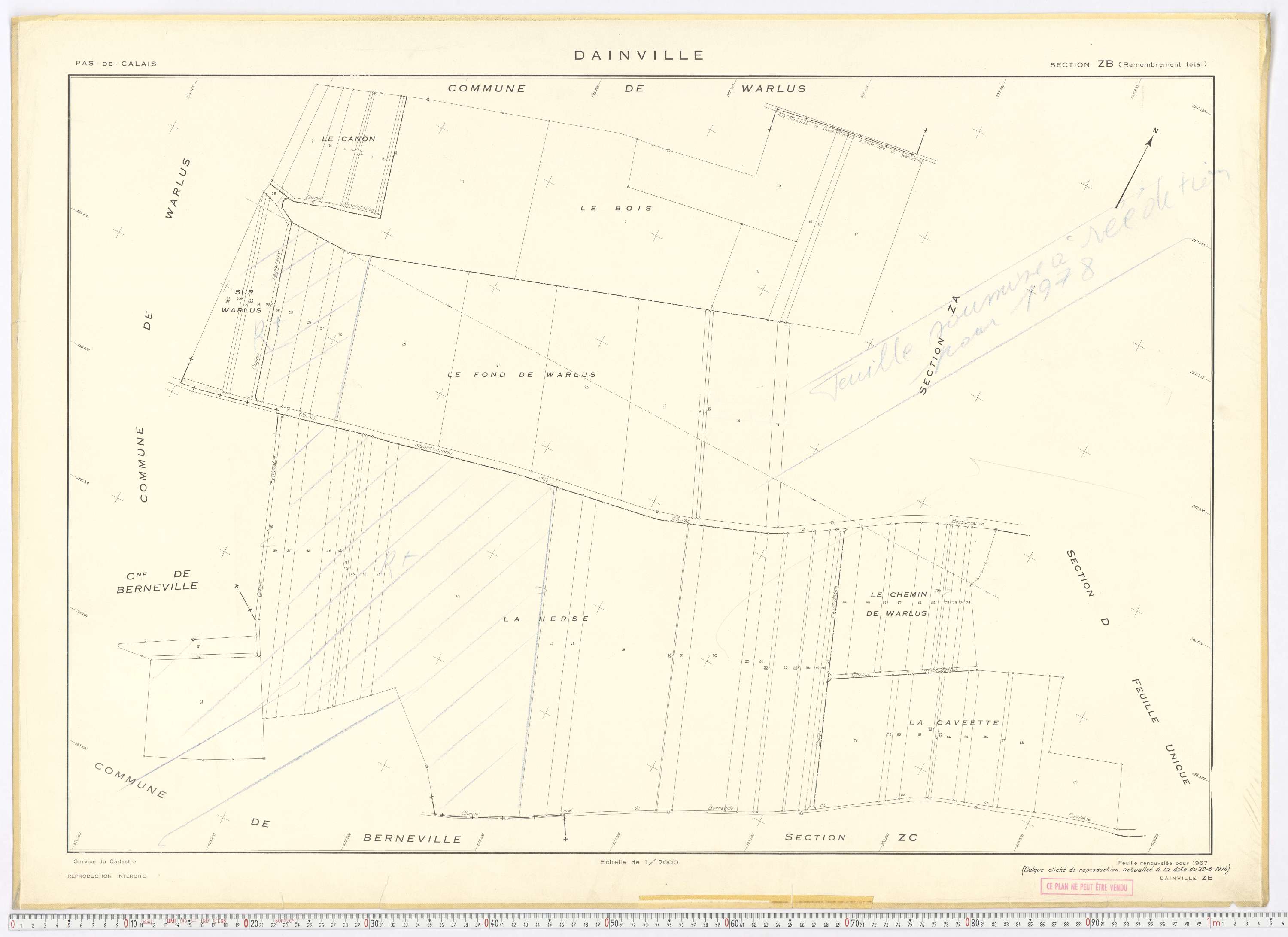 Dainville - Section ZB.