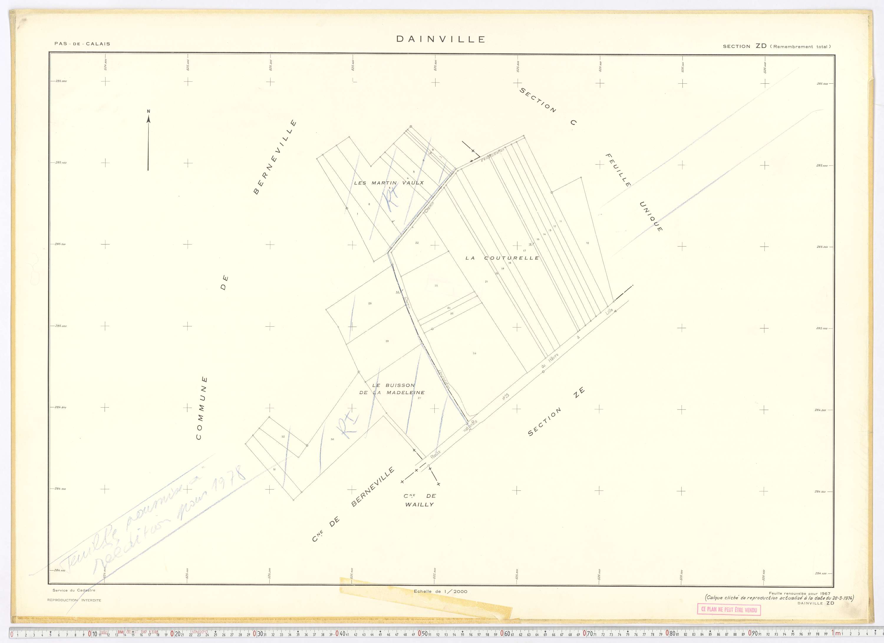 Dainville - Section ZD.