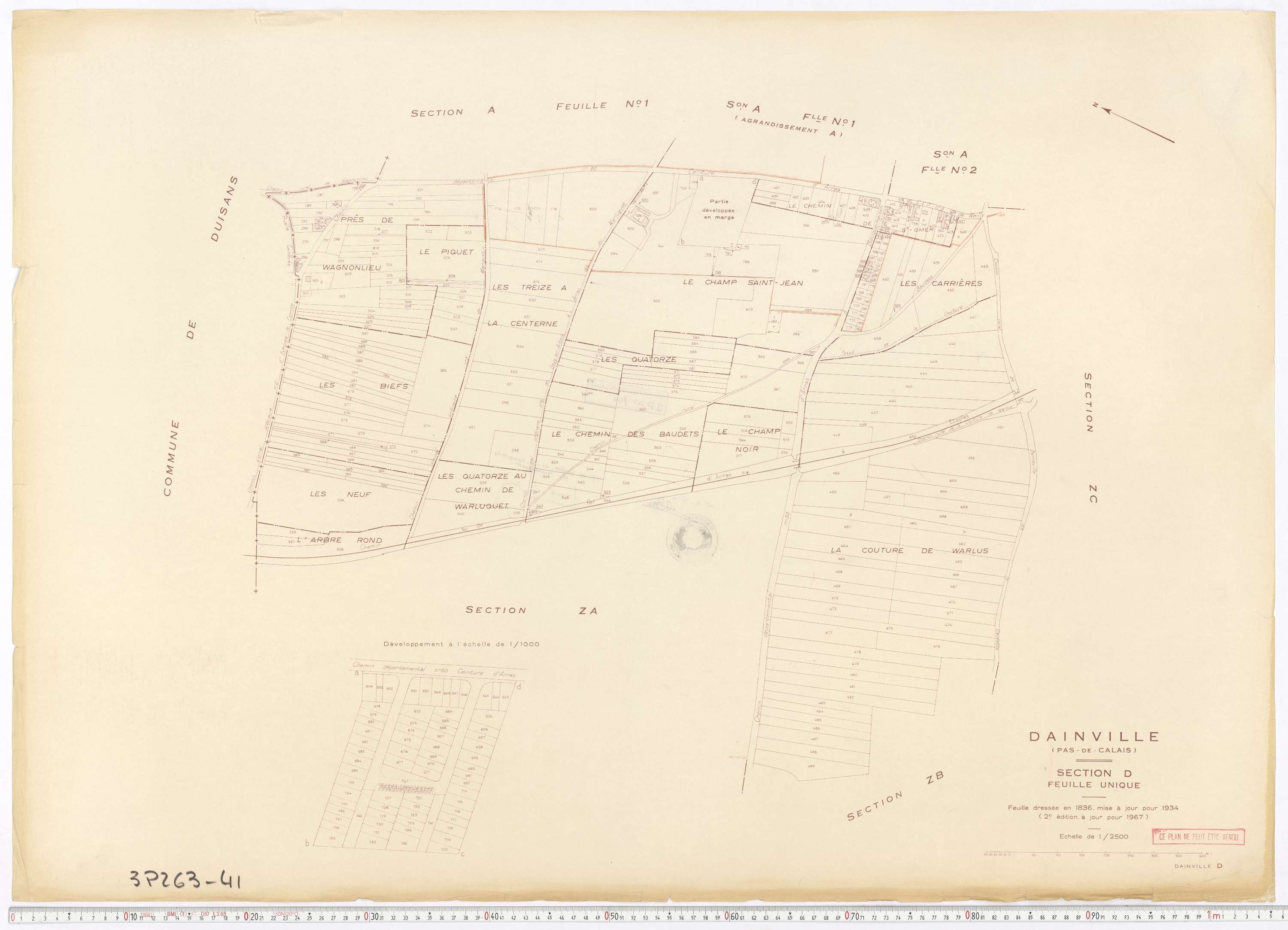 Dainville - Section D.