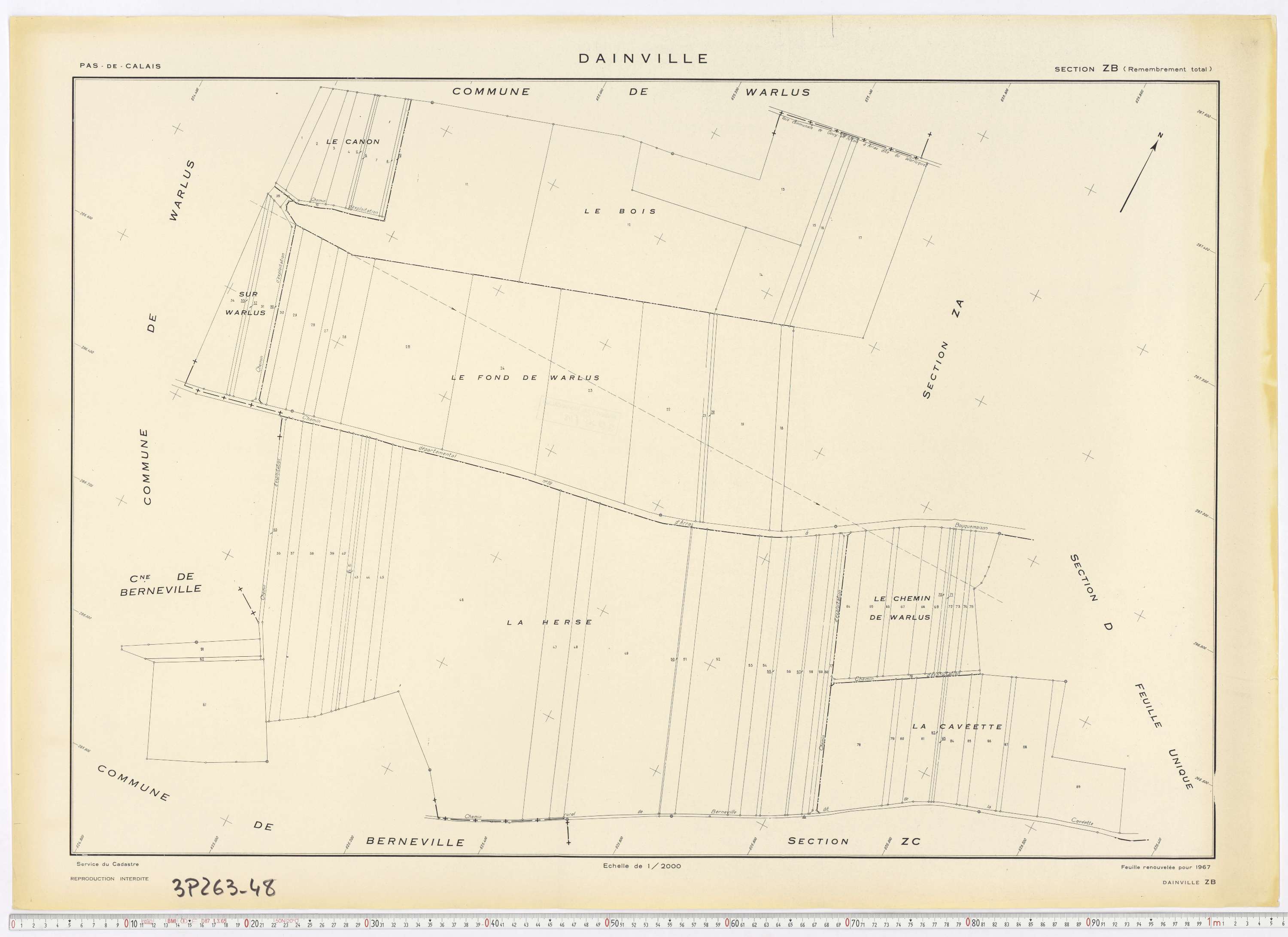 Dainville - Section ZB.
