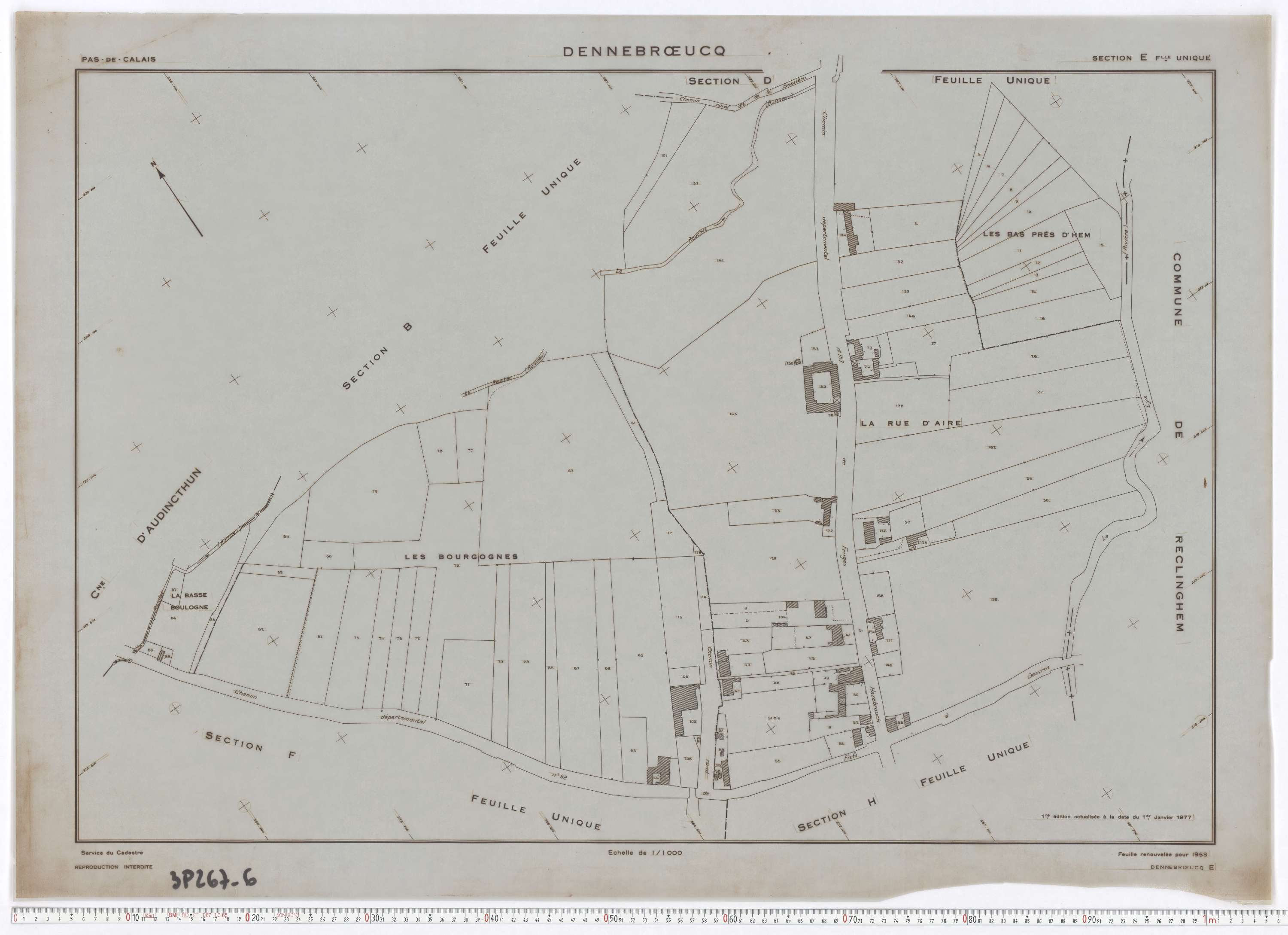 Dennebrœucq - Section E.