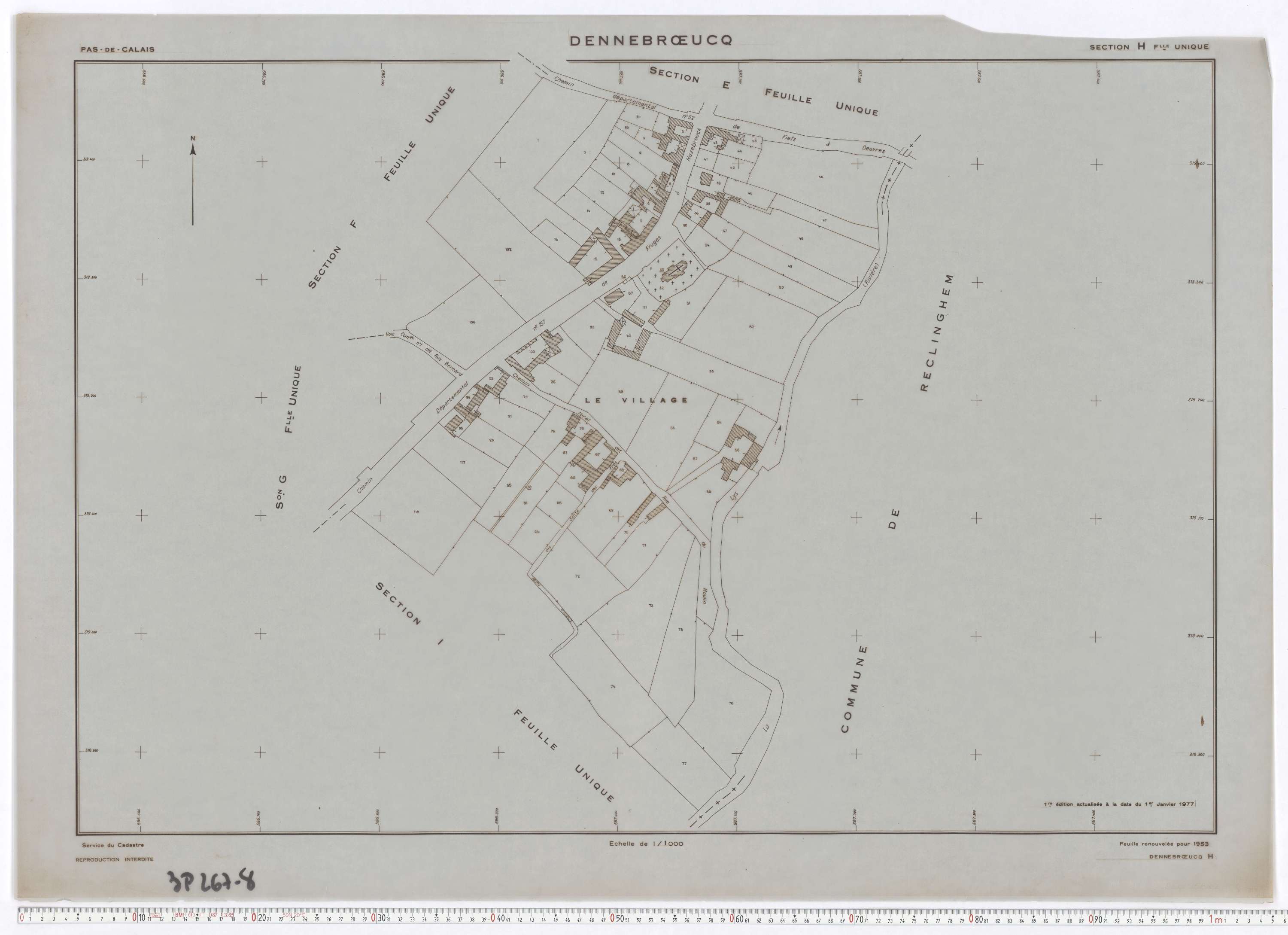 Dennebrœucq - Section H.