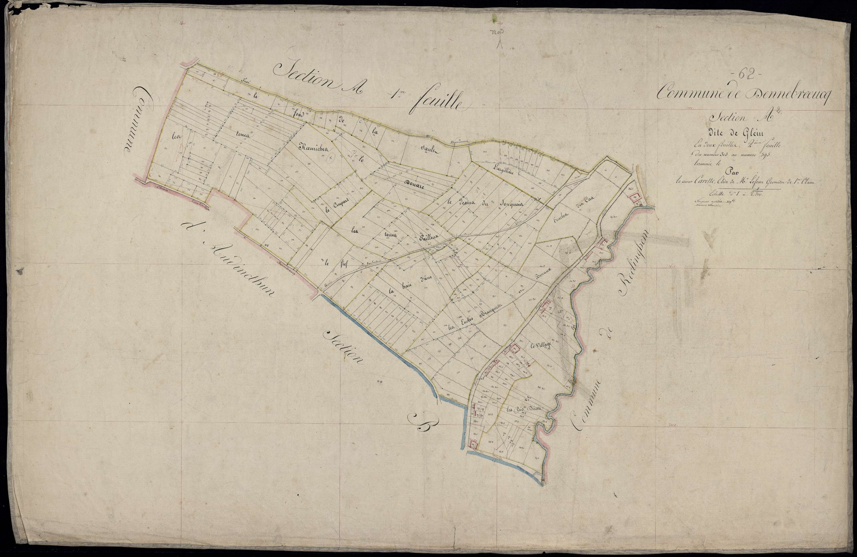 Dennebrœucq - Section A, 2e feuille