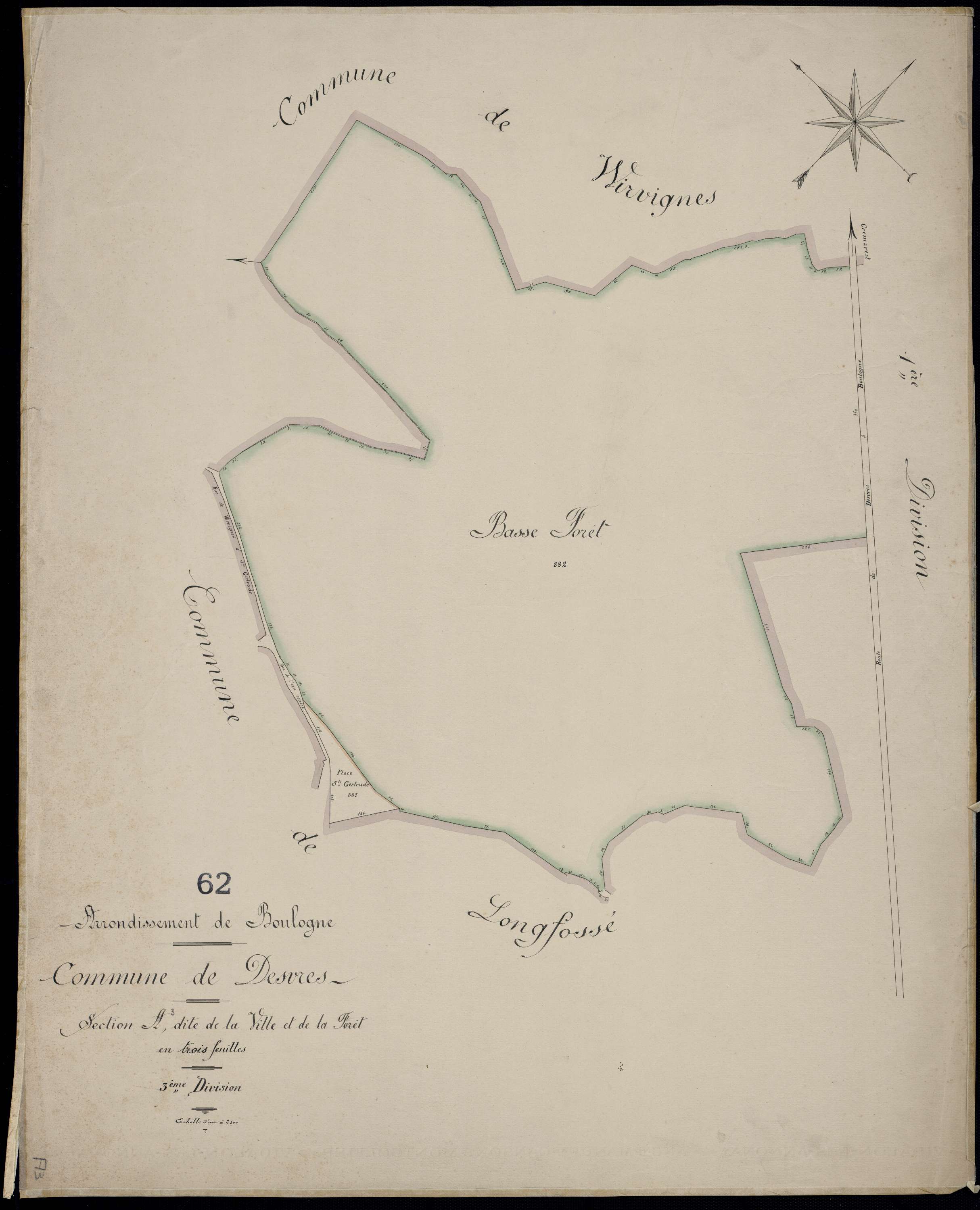 Desvres - Section A, 3e feuille