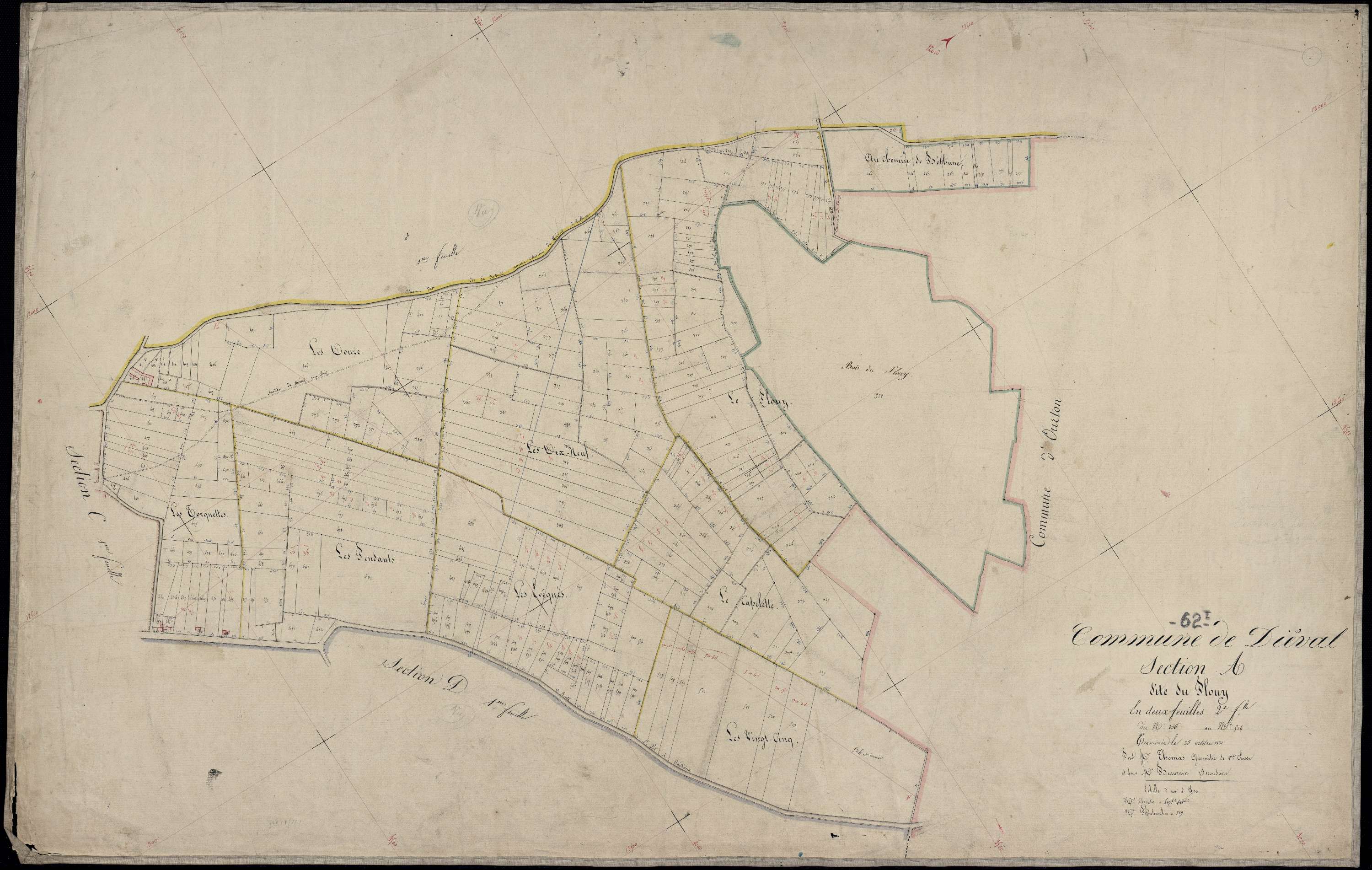 Diéval - Section A, 2e feuille