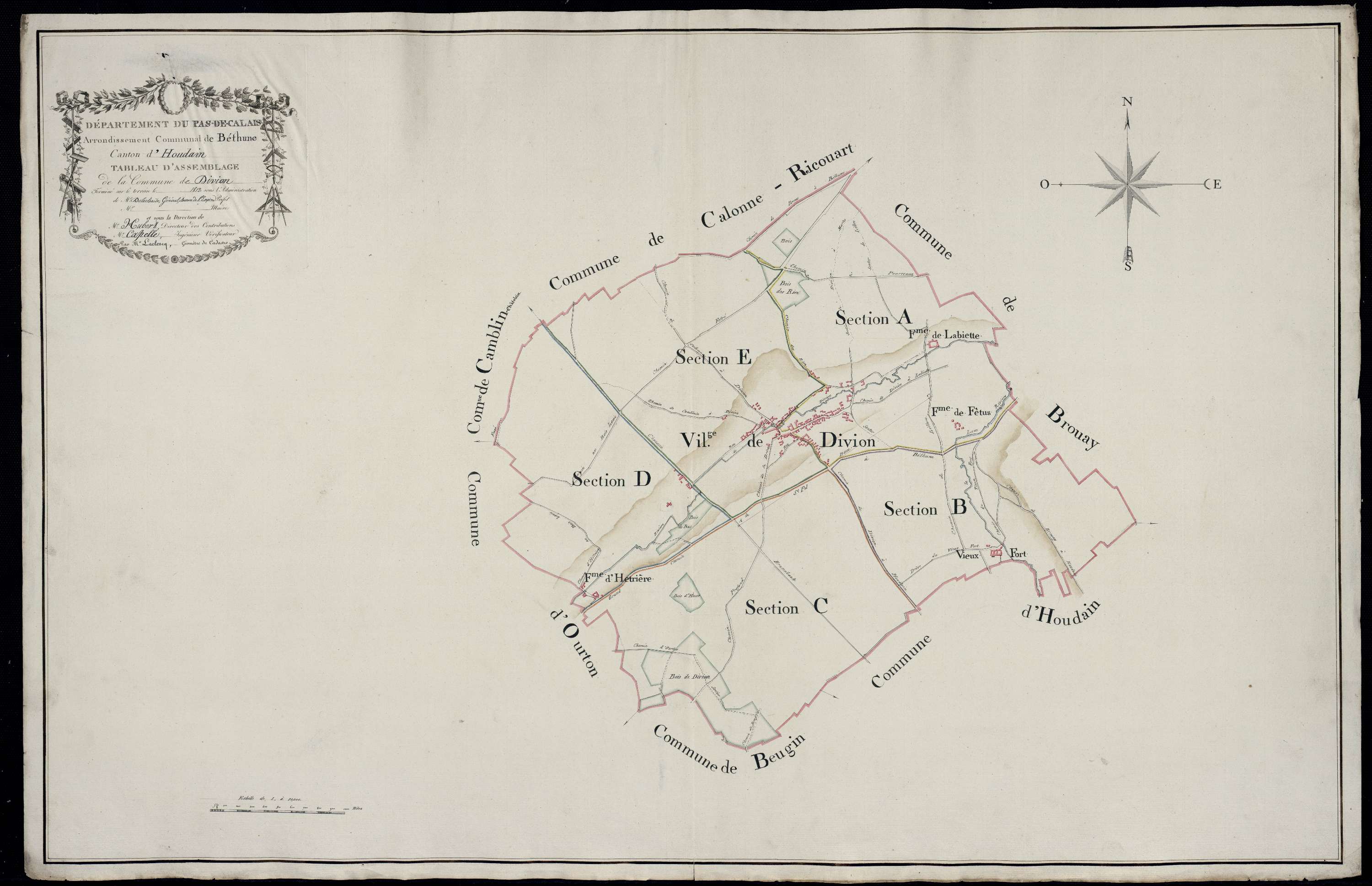 Divion - Tableau d'assemblage