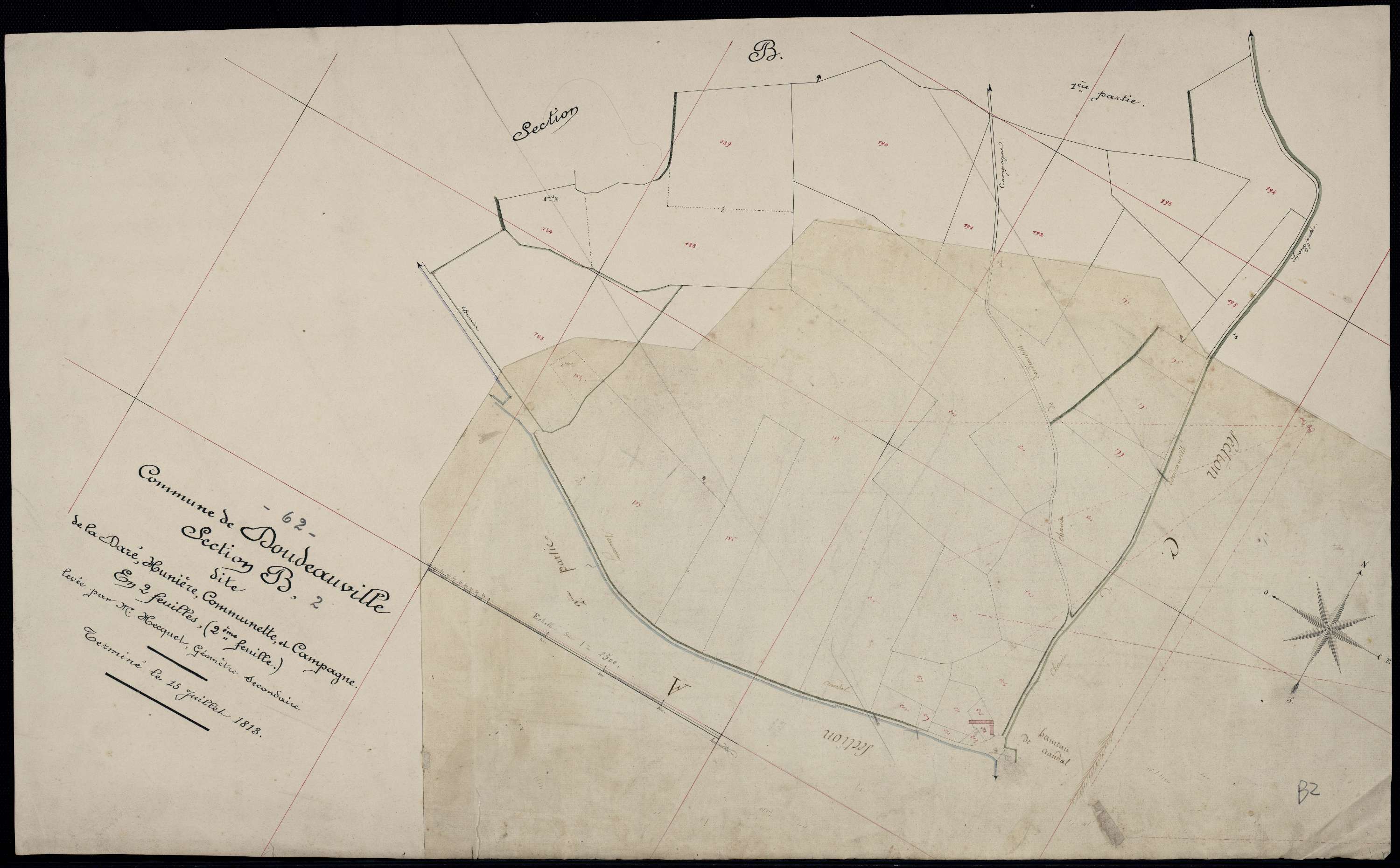 Doudeauville - Section B, 2e feuille