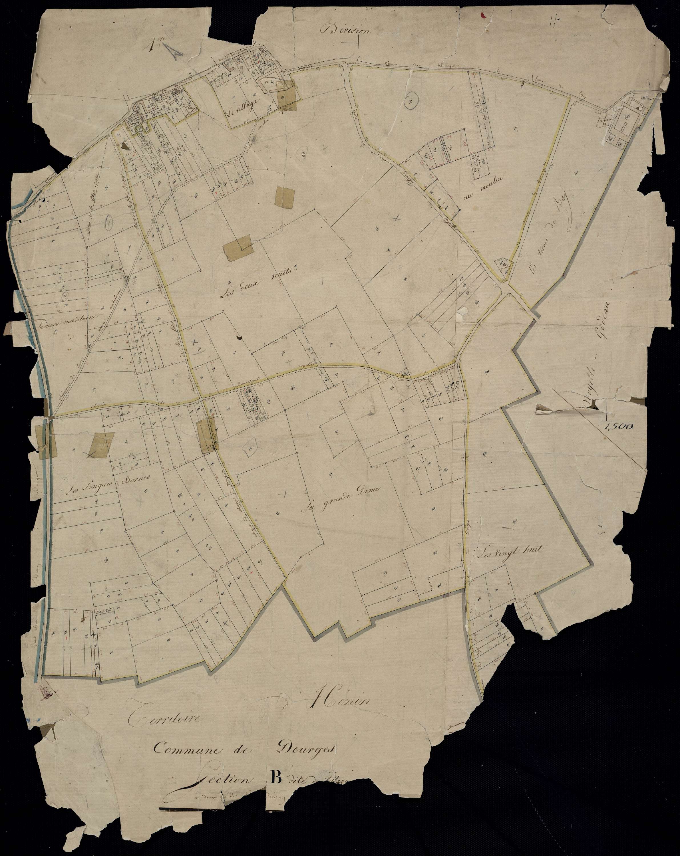 Dourges - Section B, 2e feuille