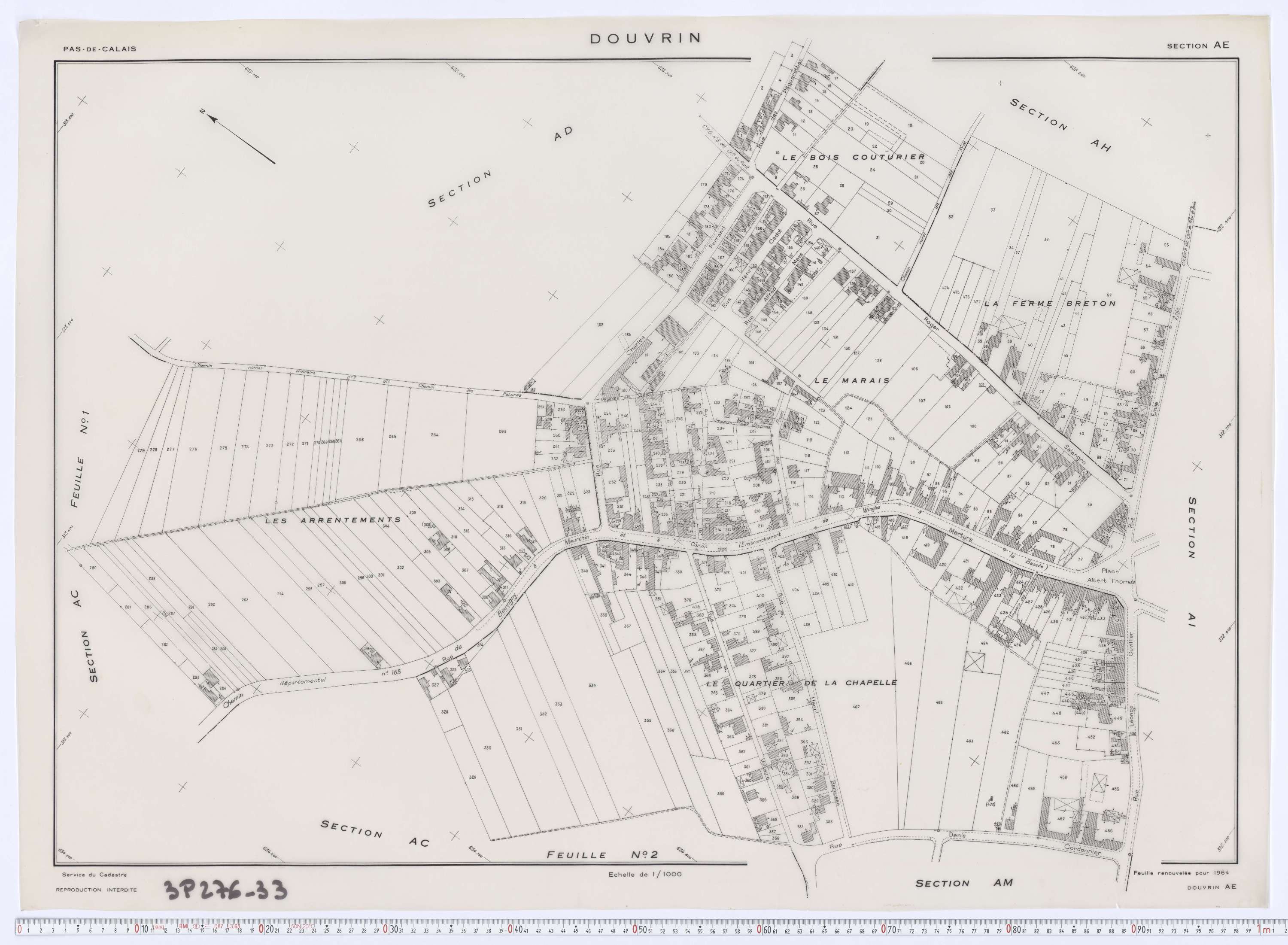 Douvrin - Section AE.