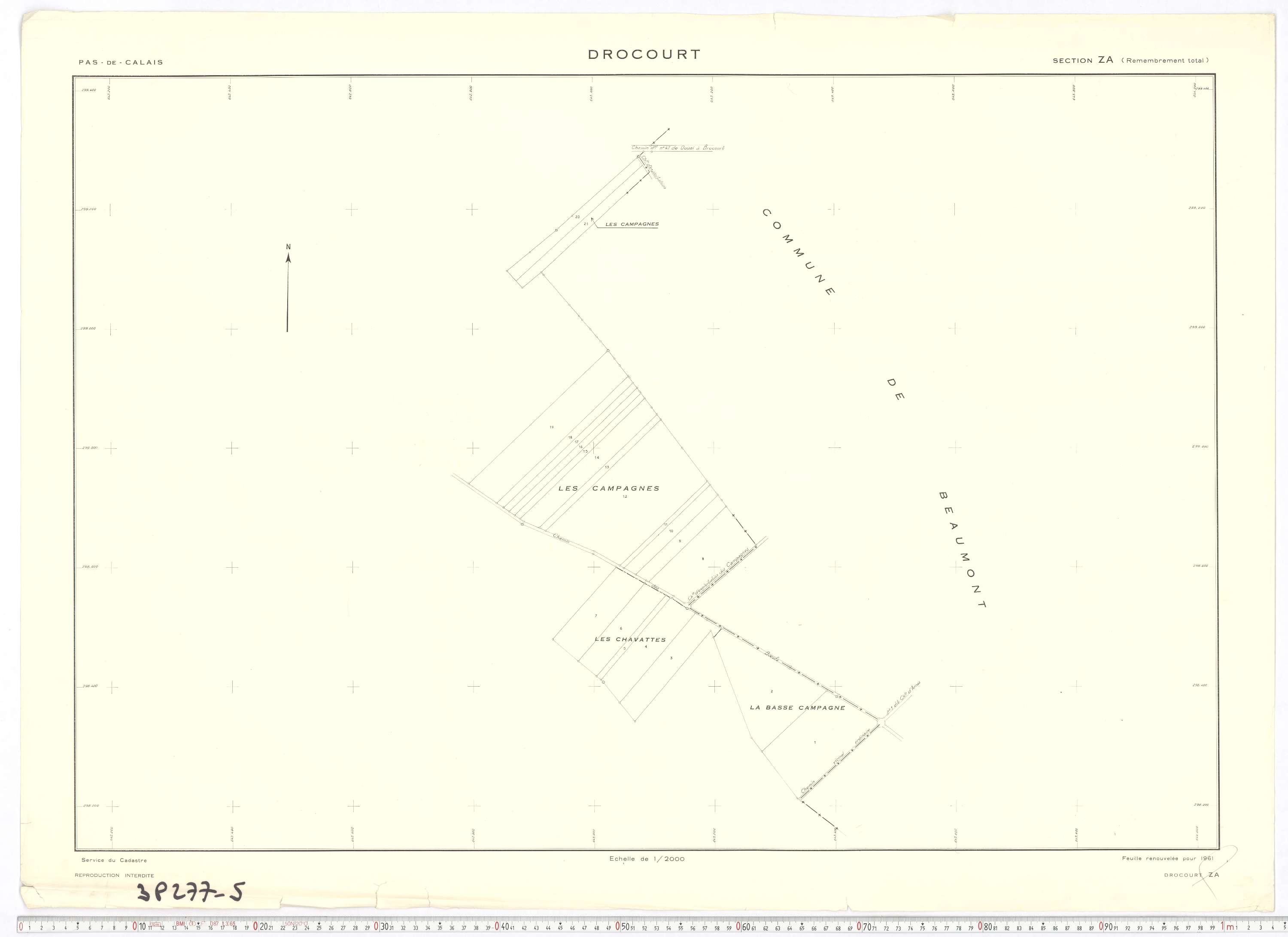 Drocourt - Section ZA.