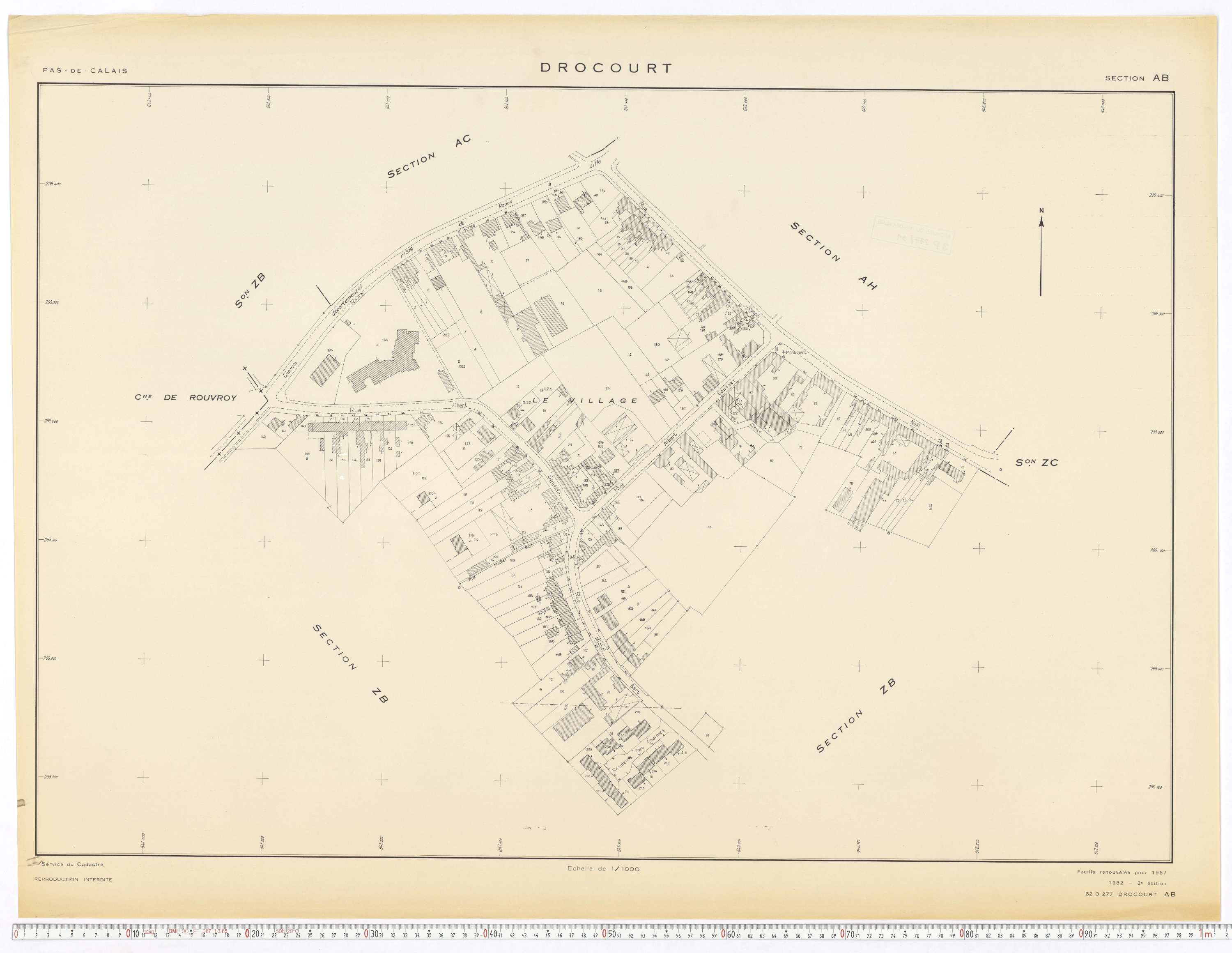 Drocourt - Section AB.