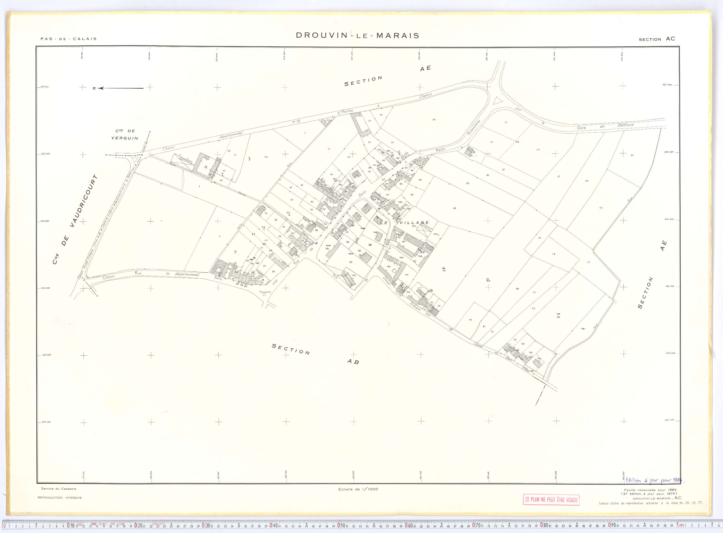 Drouvin-le-Marais - Section AC.
