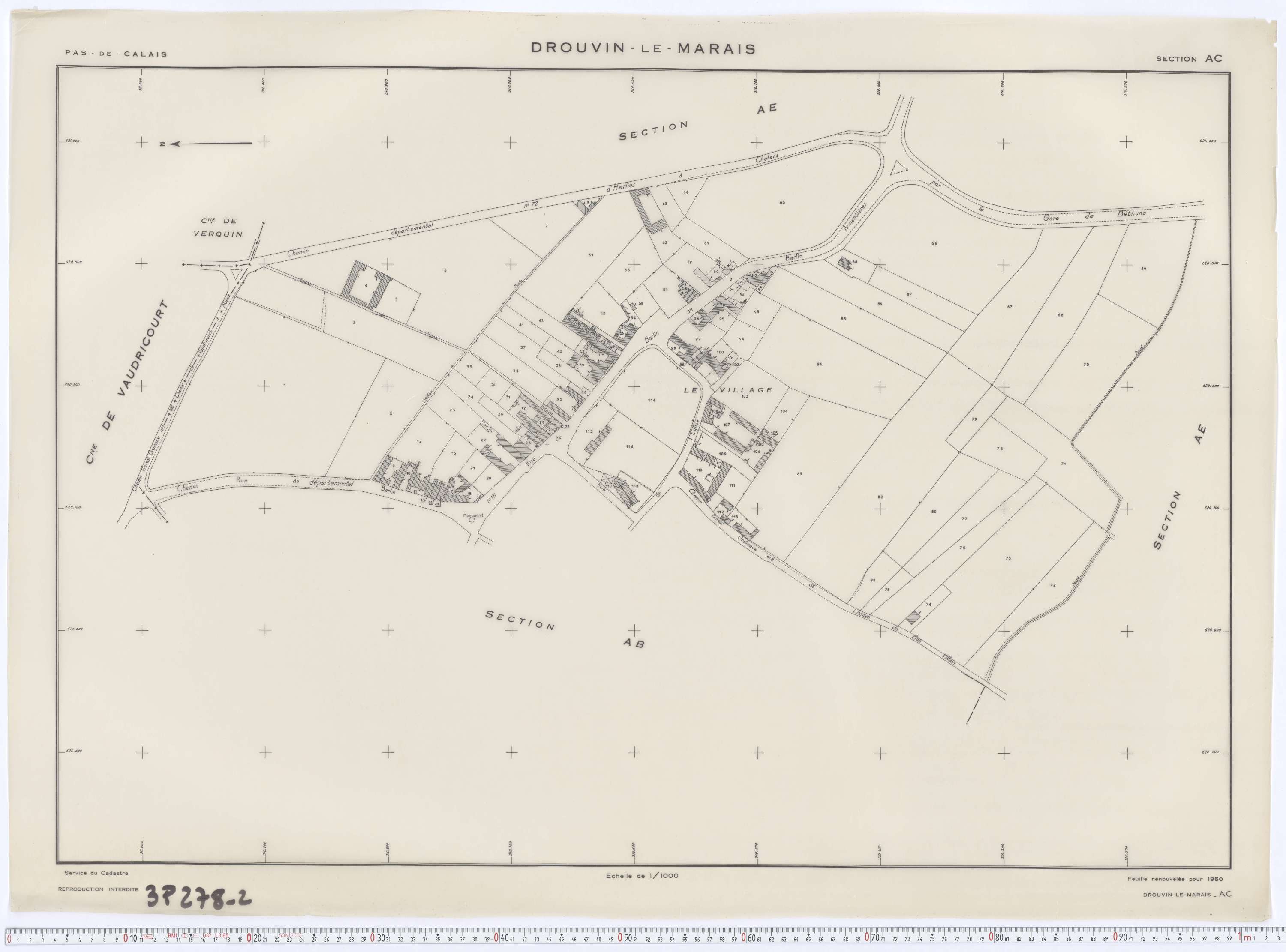 Drouvin-le-Marais - Section AC.