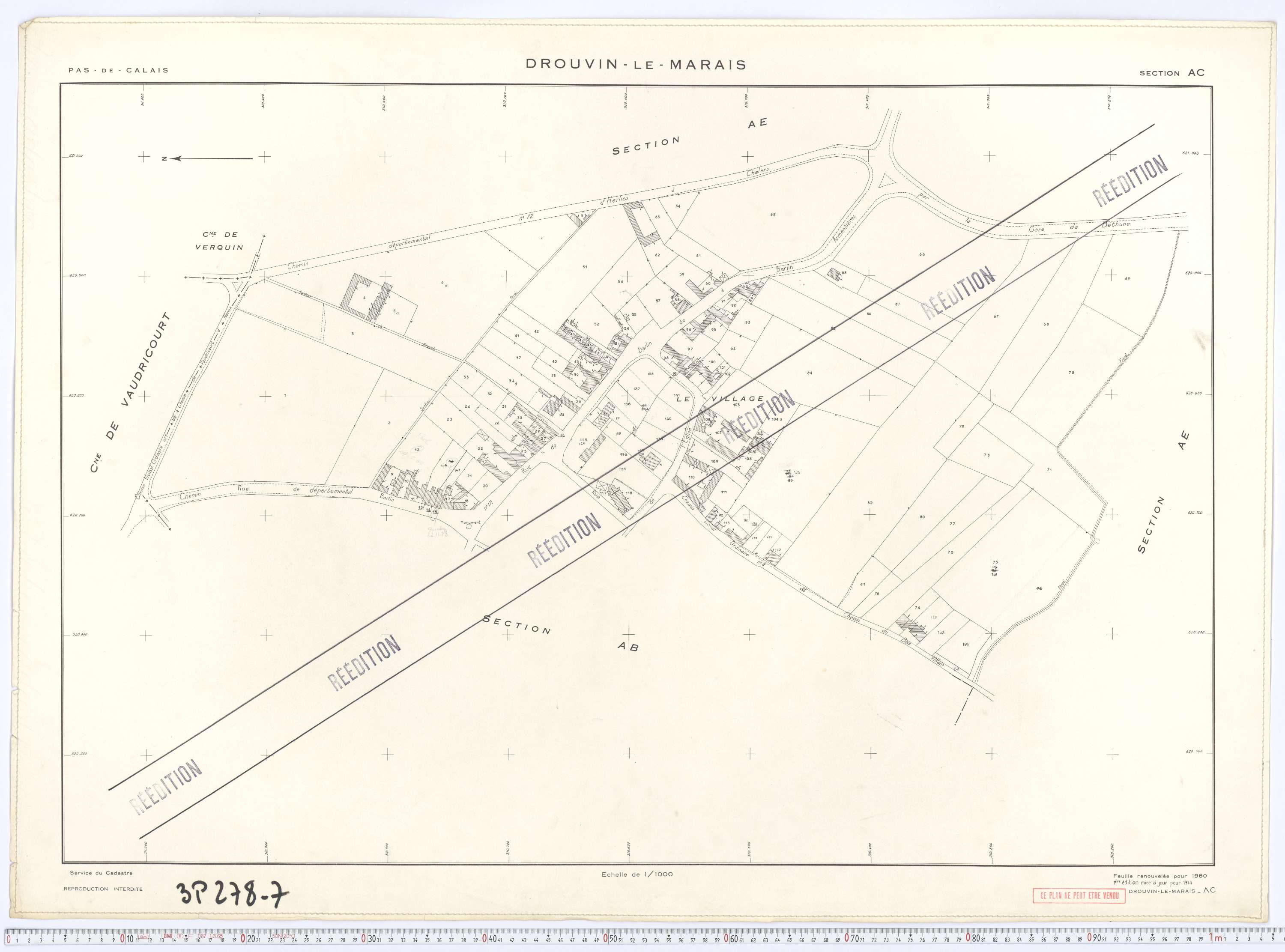 Drouvin-le-Marais - Section AC.