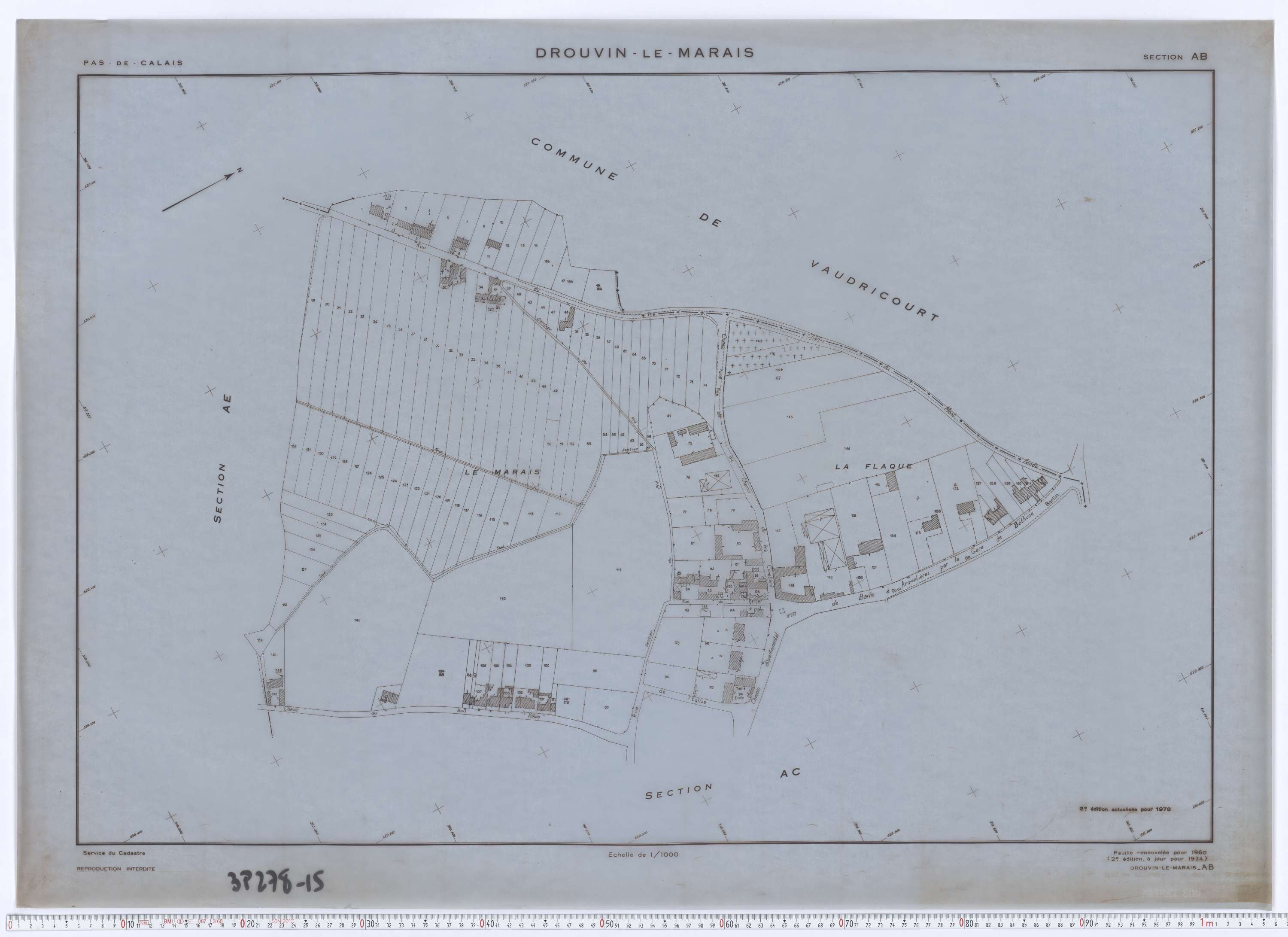 Drouvin-le-Marais - Section AB.