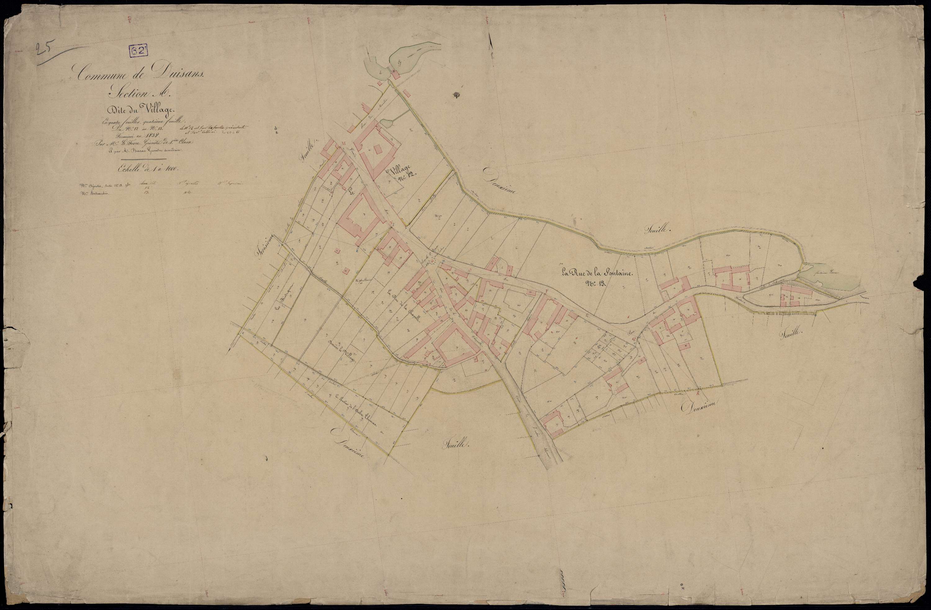 Duisans - Section A, 4e feuille