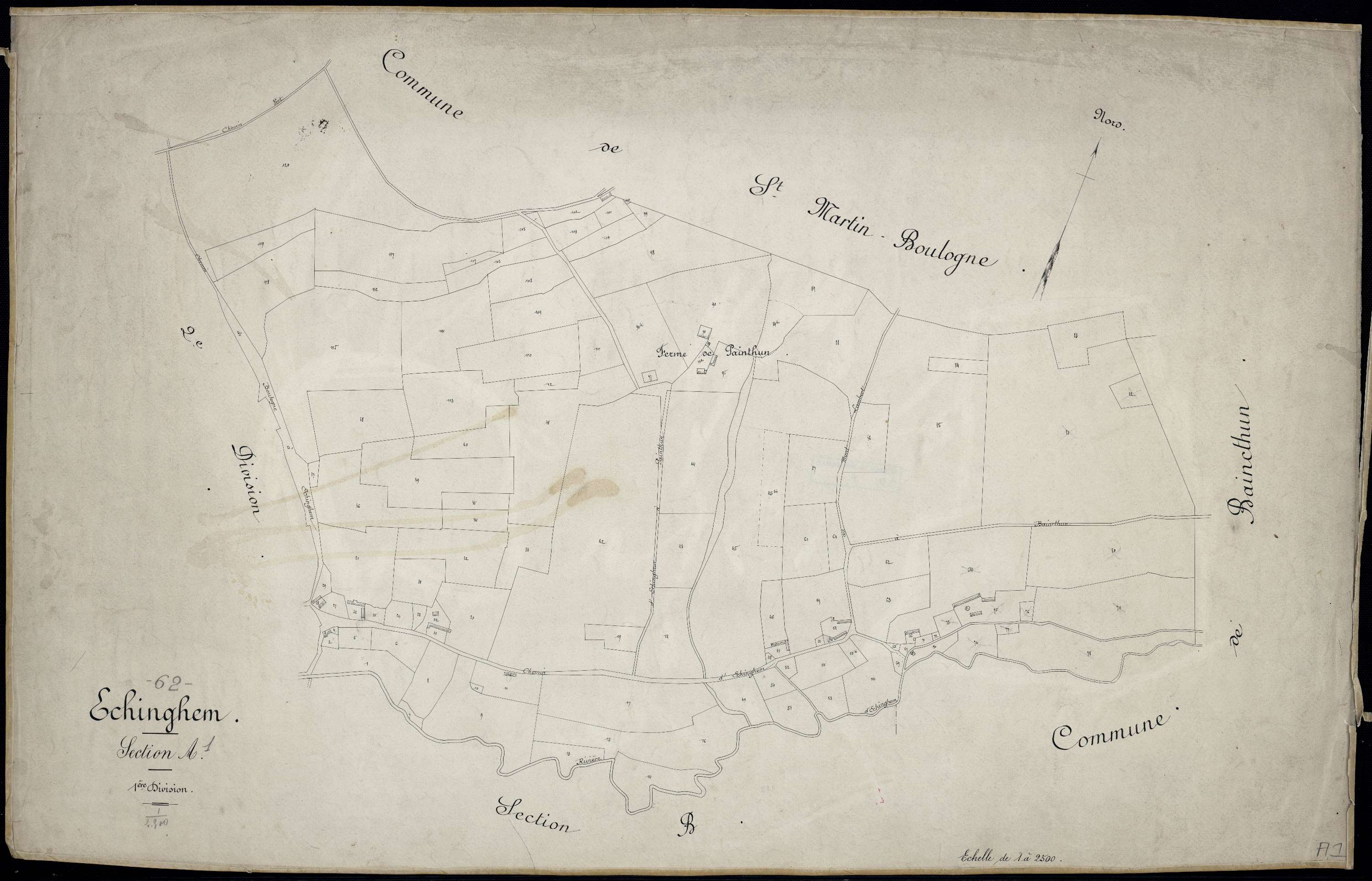 Echinghen - Section A, 1re feuille