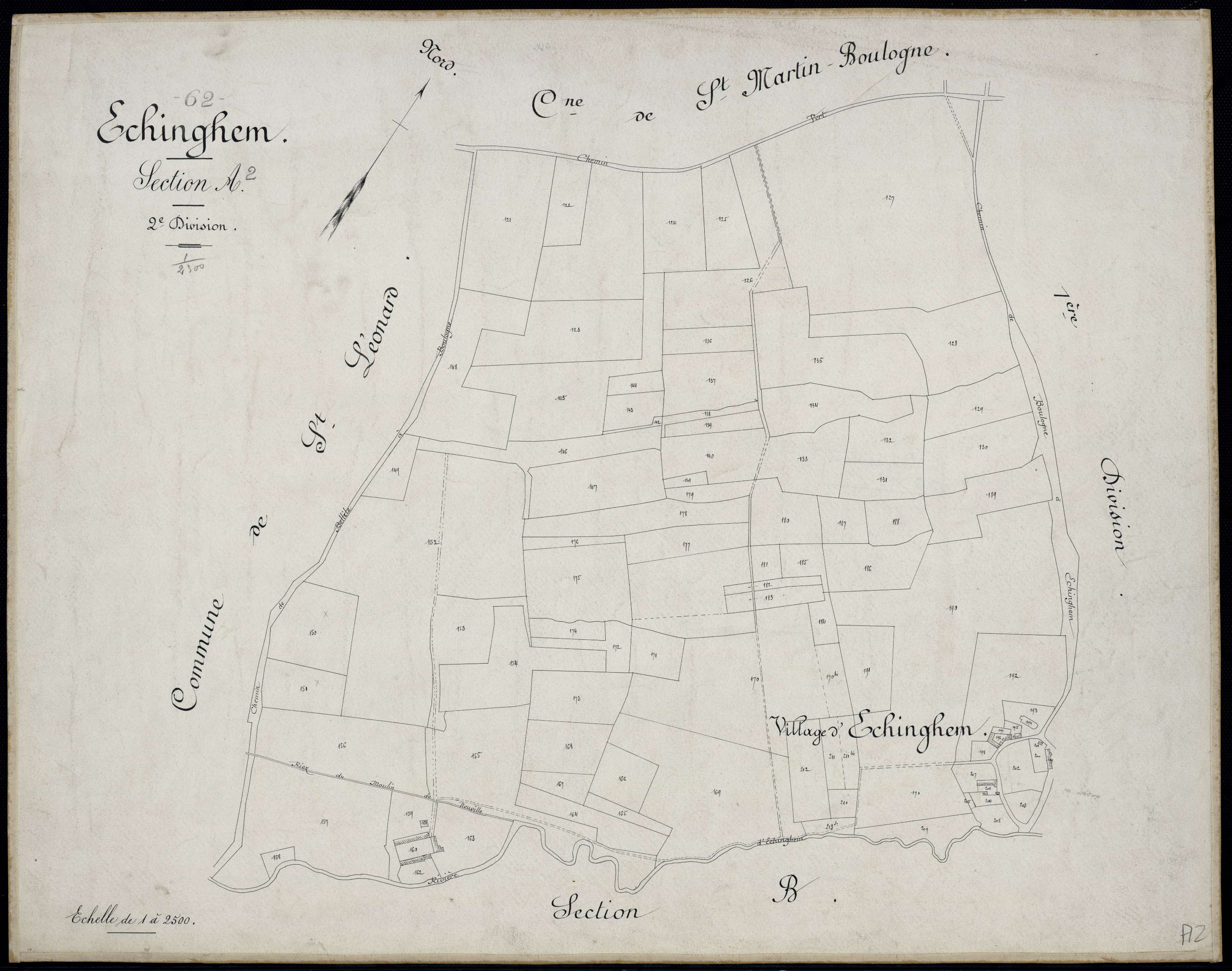 Echinghen - Section A, 2e feuille